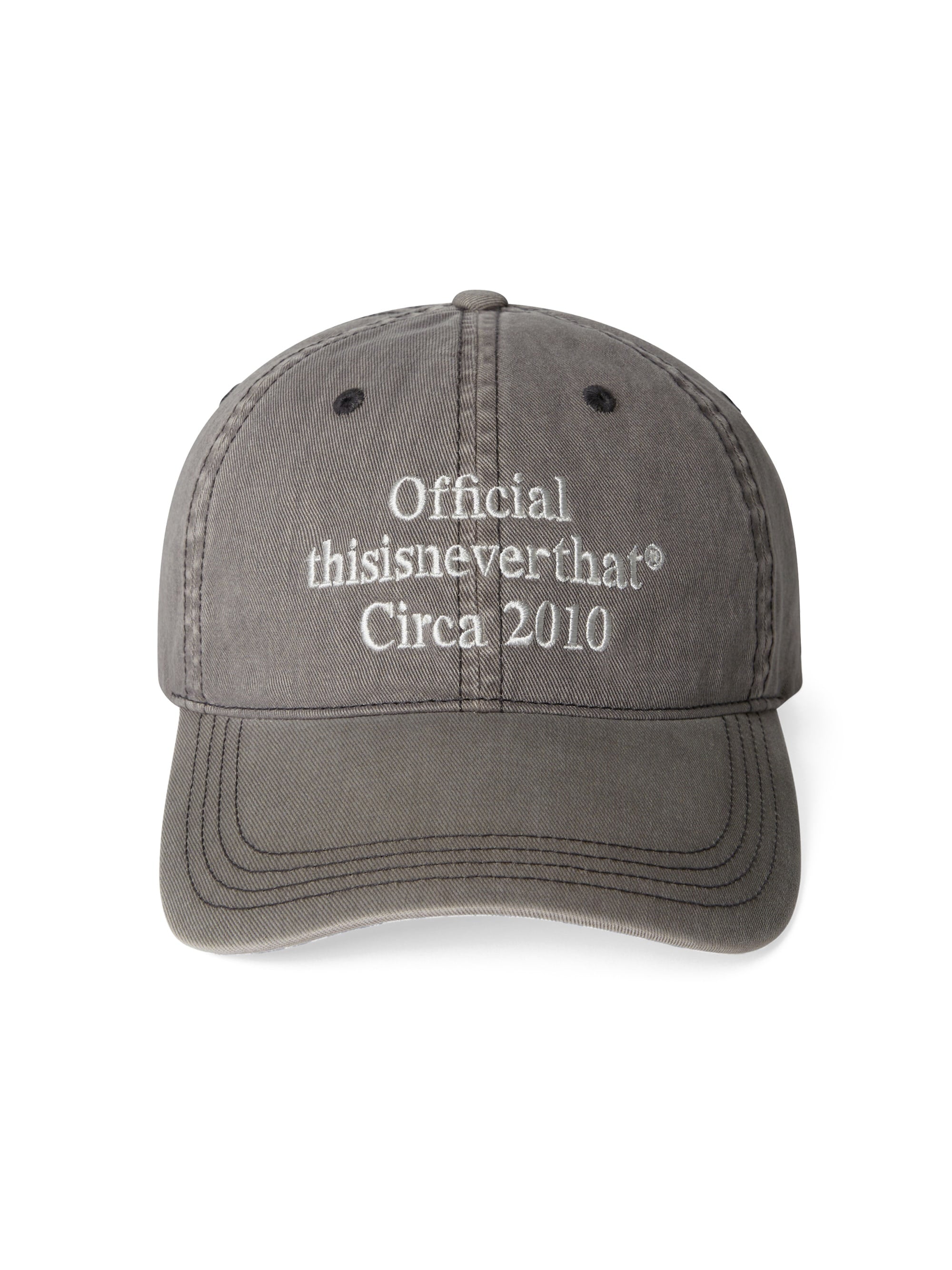 thisisneverthat - Overdyed Times Cap (Charcoal) product image 2 | TRAB K-Fashion Australia