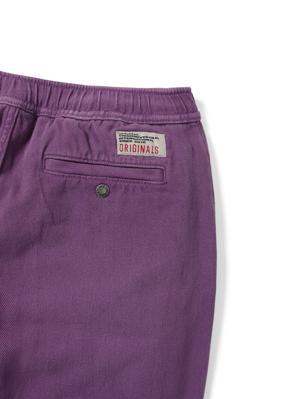 thisisneverthat - Overdyed Twill Pant (plum) product image 5 | TRAB K-Fashion Australia