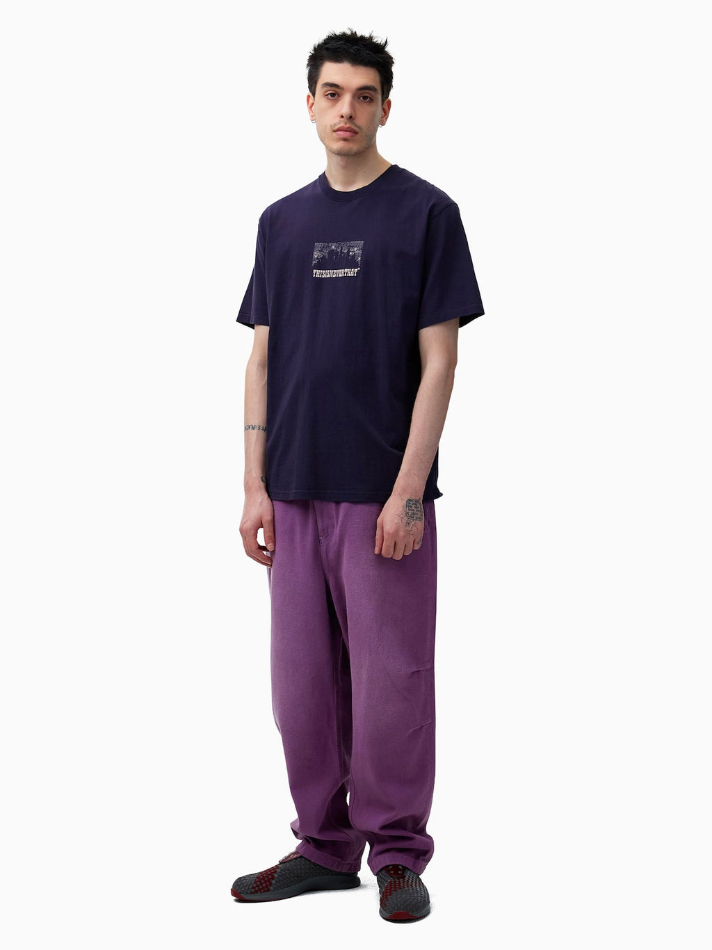 thisisneverthat - Overdyed Twill Pant (plum) product image 7 | TRAB K-Fashion Australia