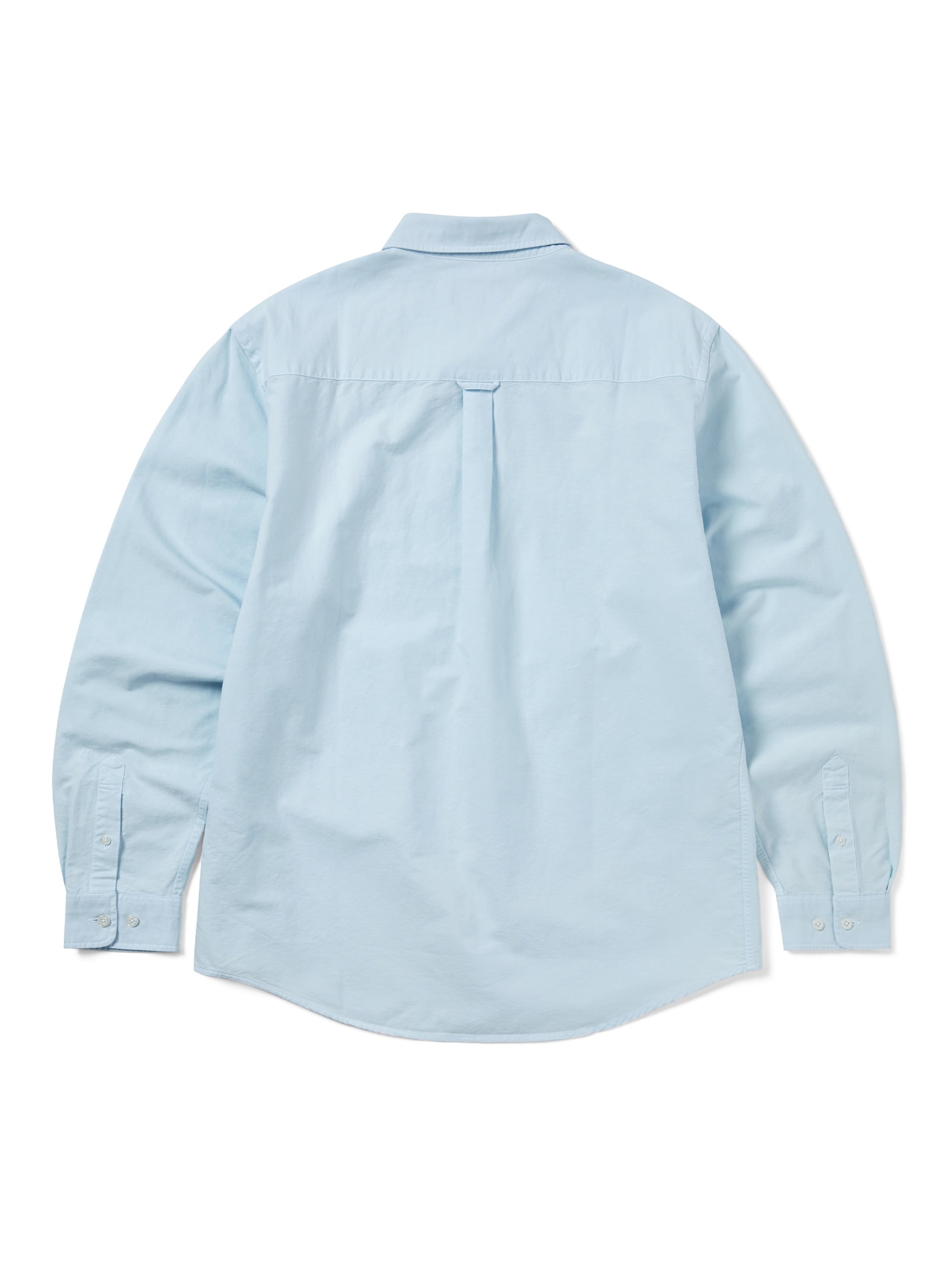 thisisneverthat - Overdyed T-Logo Oxford Shirt (Blue) product image 6 | TRAB K-Fashion Australia