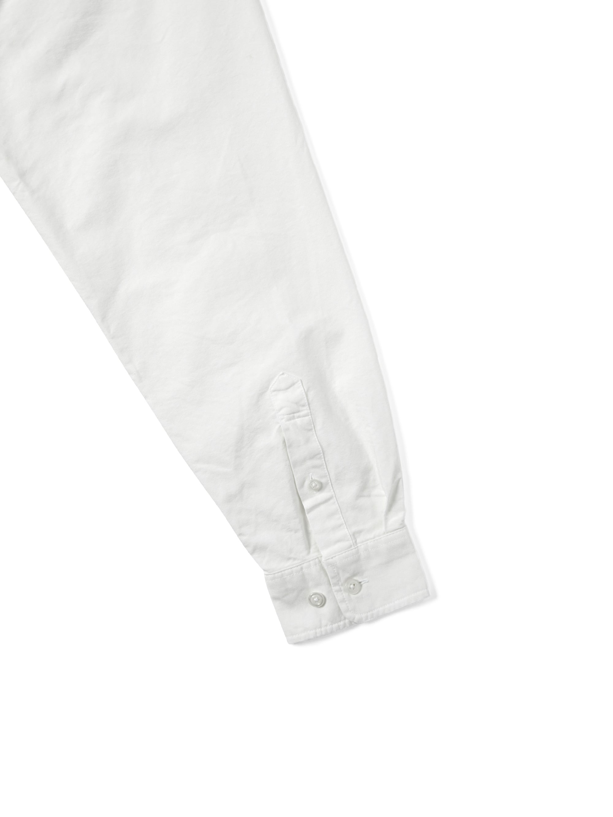 thisisneverthat - Overdyed T-Logo Oxford Shirt (White) product image 5 | TRAB K-Fashion Australia