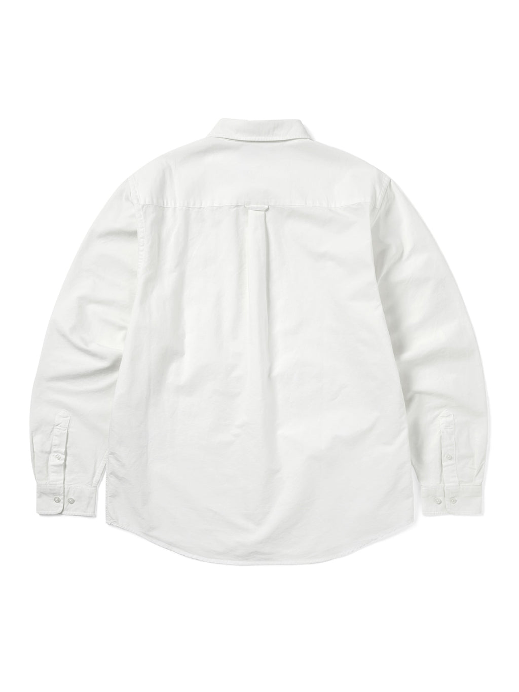 thisisneverthat - Overdyed T-Logo Oxford Shirt (White) product image 6 | TRAB K-Fashion Australia