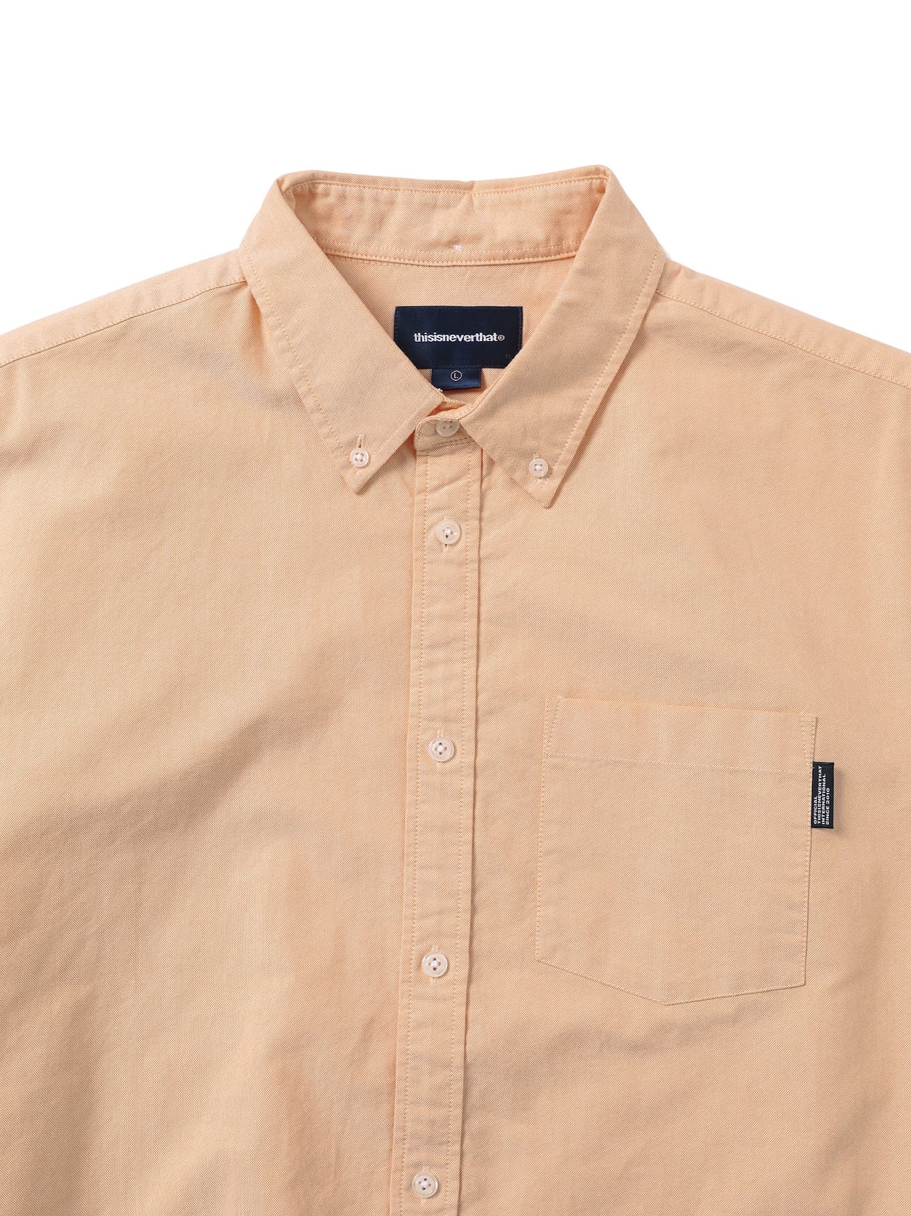 thisisneverthat - Oxford S/S Shirt (Apricot) product image 2 | TRAB K-Fashion Australia