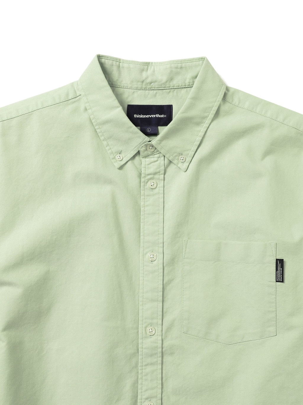 thisisneverthat - Oxford S/S Shirt (Green) product image 2 | TRAB K-Fashion Australia