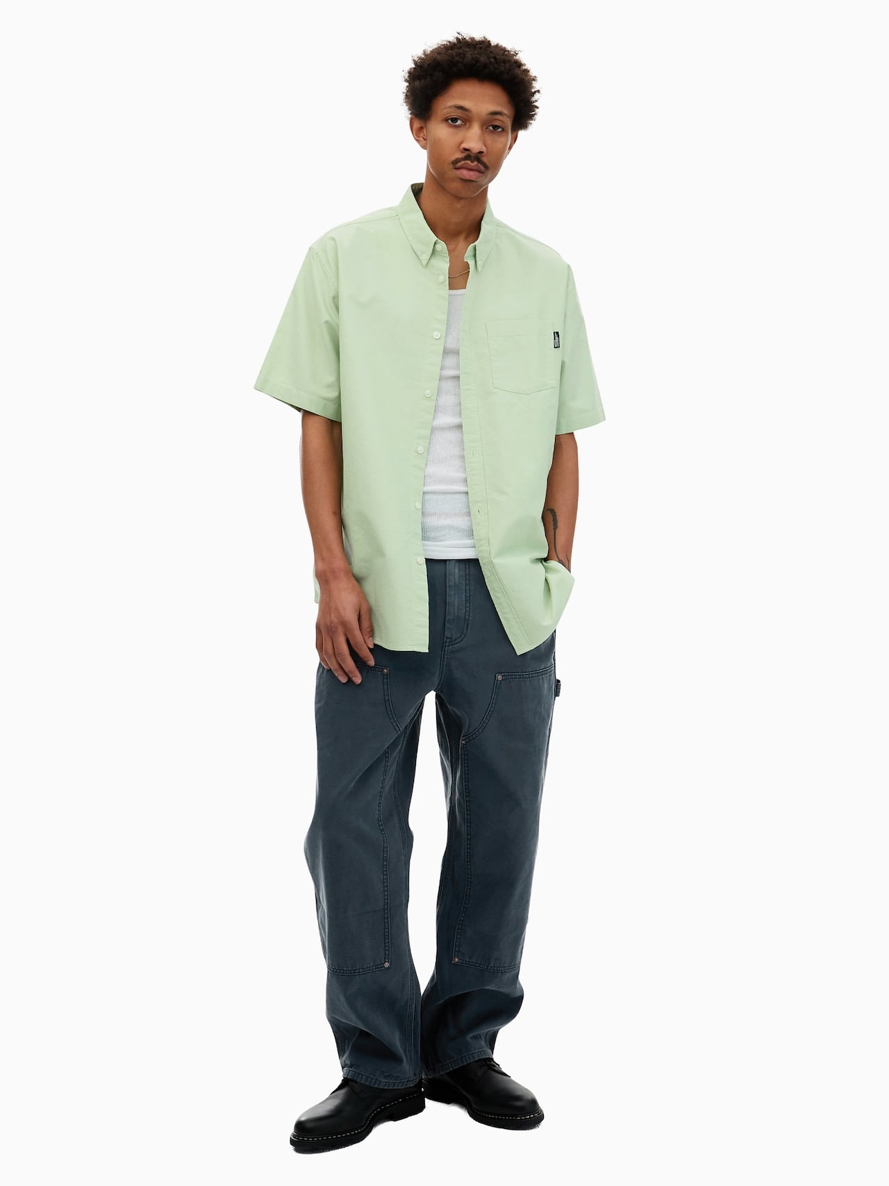 thisisneverthat - Oxford S/S Shirt (Green) product image 5 | TRAB K-Fashion Australia