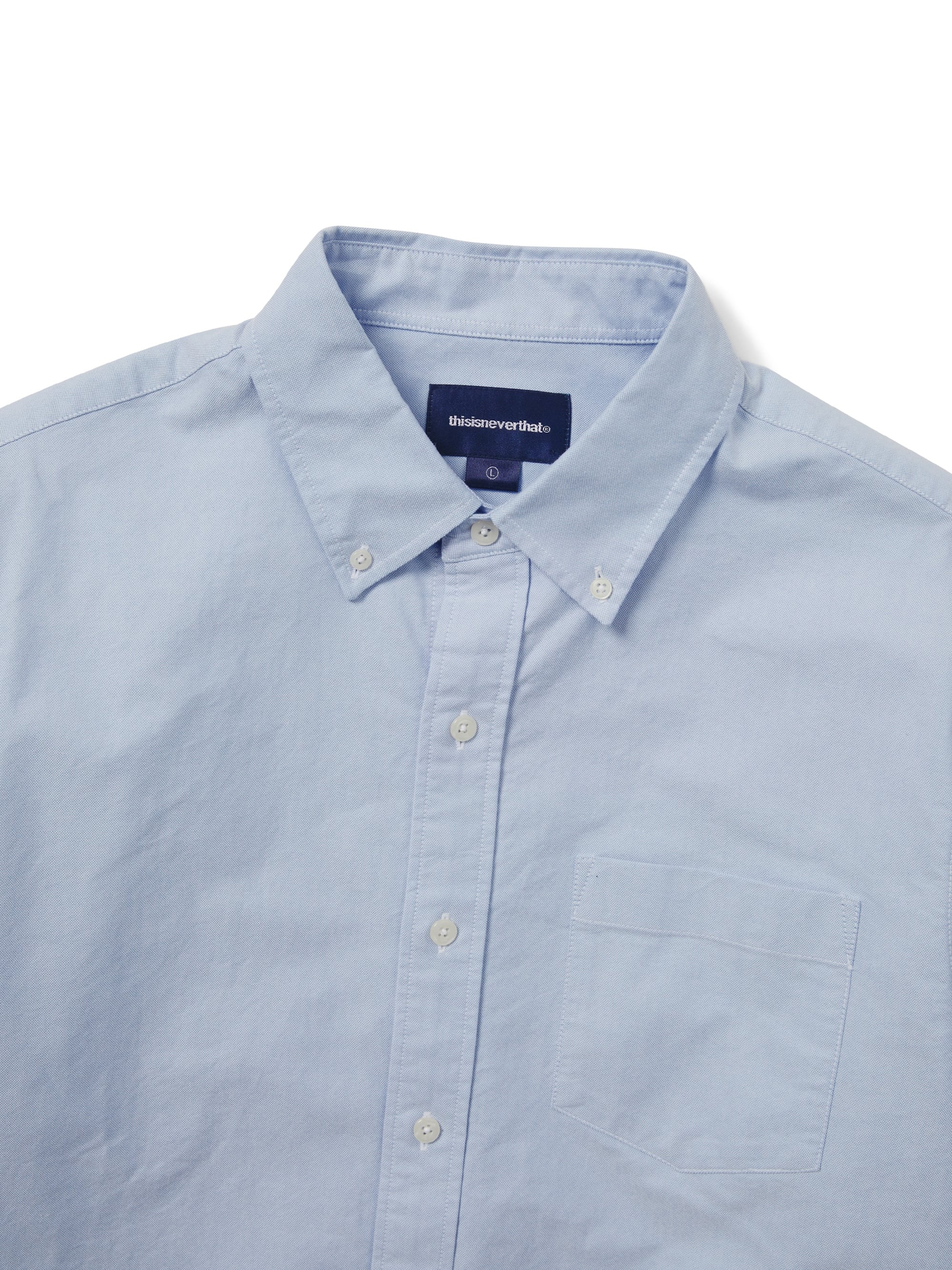 thisisneverthat - Oxford Shirt (Blue) product image 2 | TRAB K-Fashion Australia