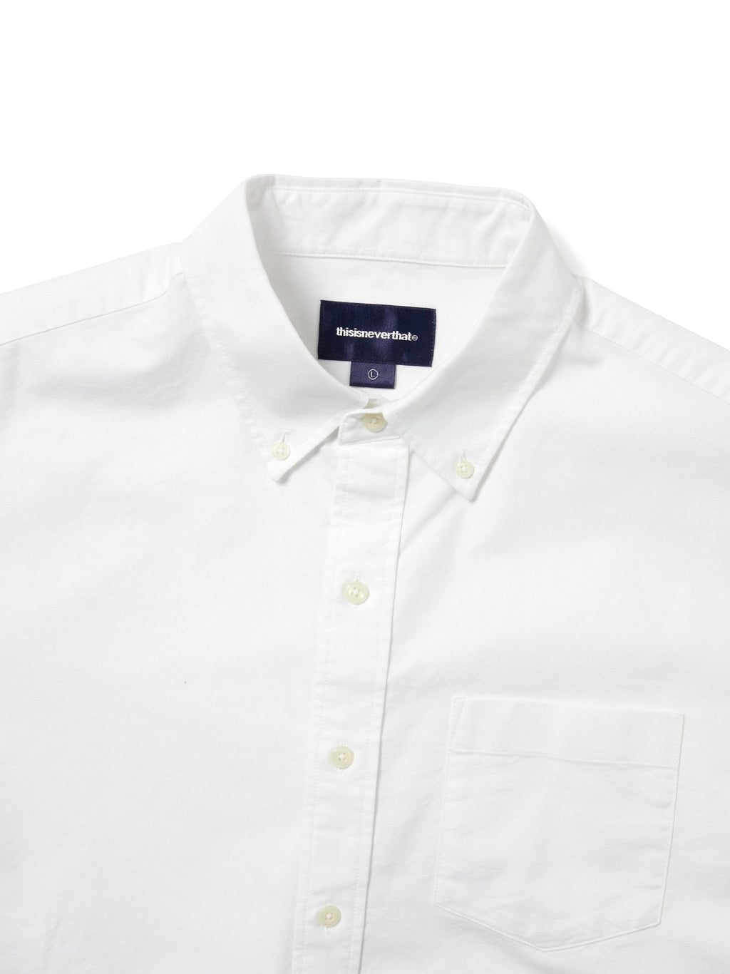 thisisneverthat - Oxford Shirt (White) product image 2 | TRAB K-Fashion Australia