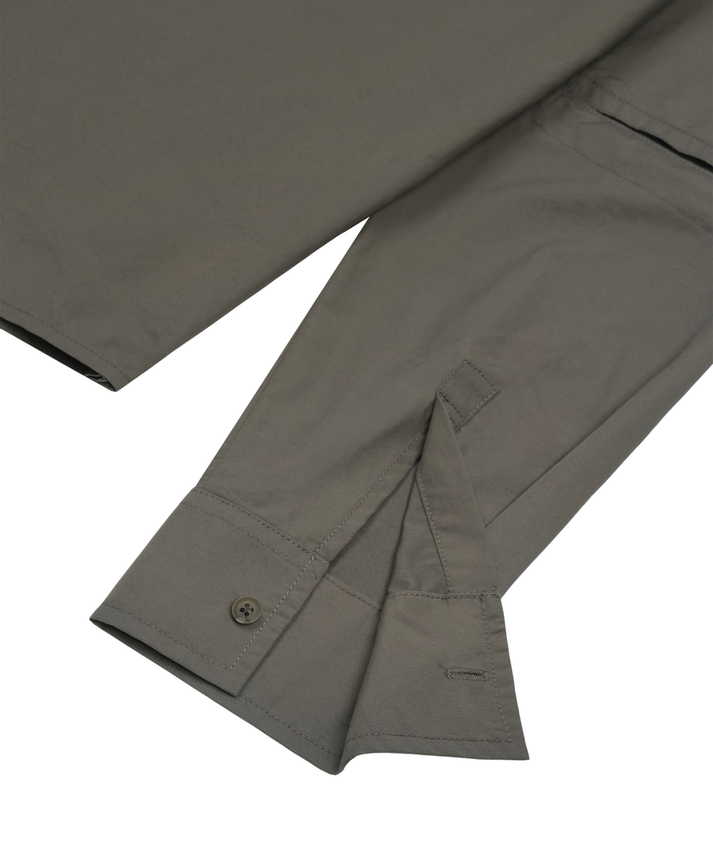 San San Gear - Paneled Shirt (Brown) product image 4 | TRAB K-Fashion Australia