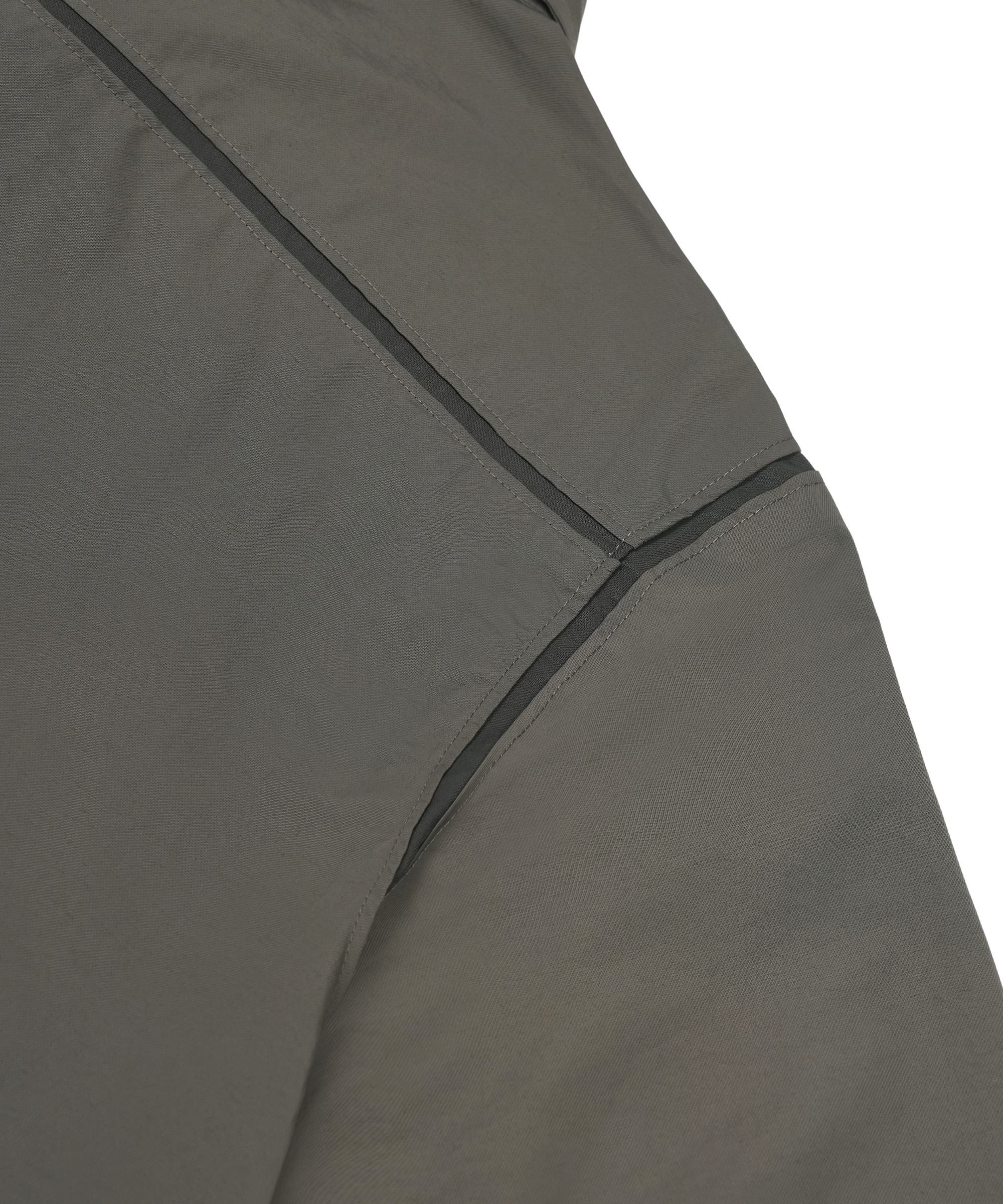 San San Gear - Paneled Shirt (Brown) product image 5 | TRAB K-Fashion Australia