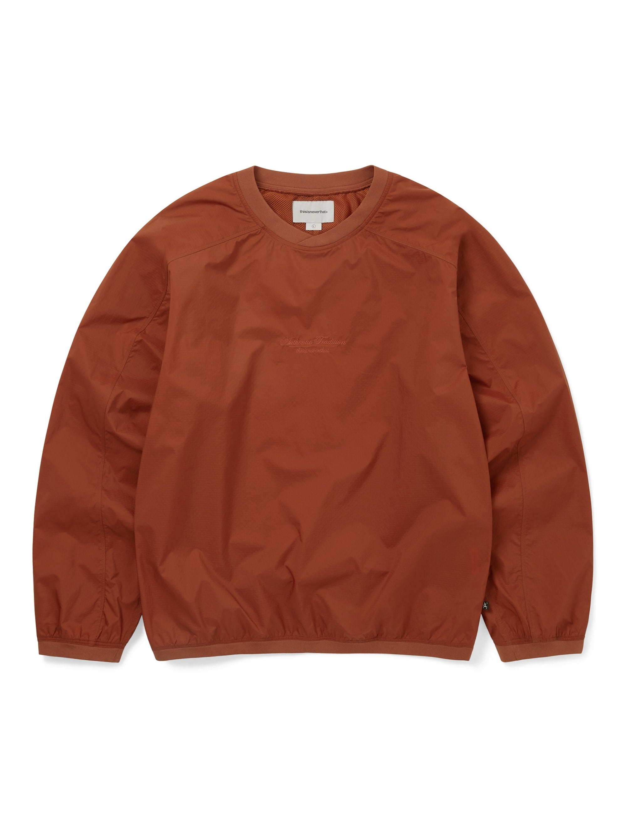 thisisneverthat - PERTEX® EQ Wind Pullover (Brick) product image 1 | TRAB K-Fashion Australia