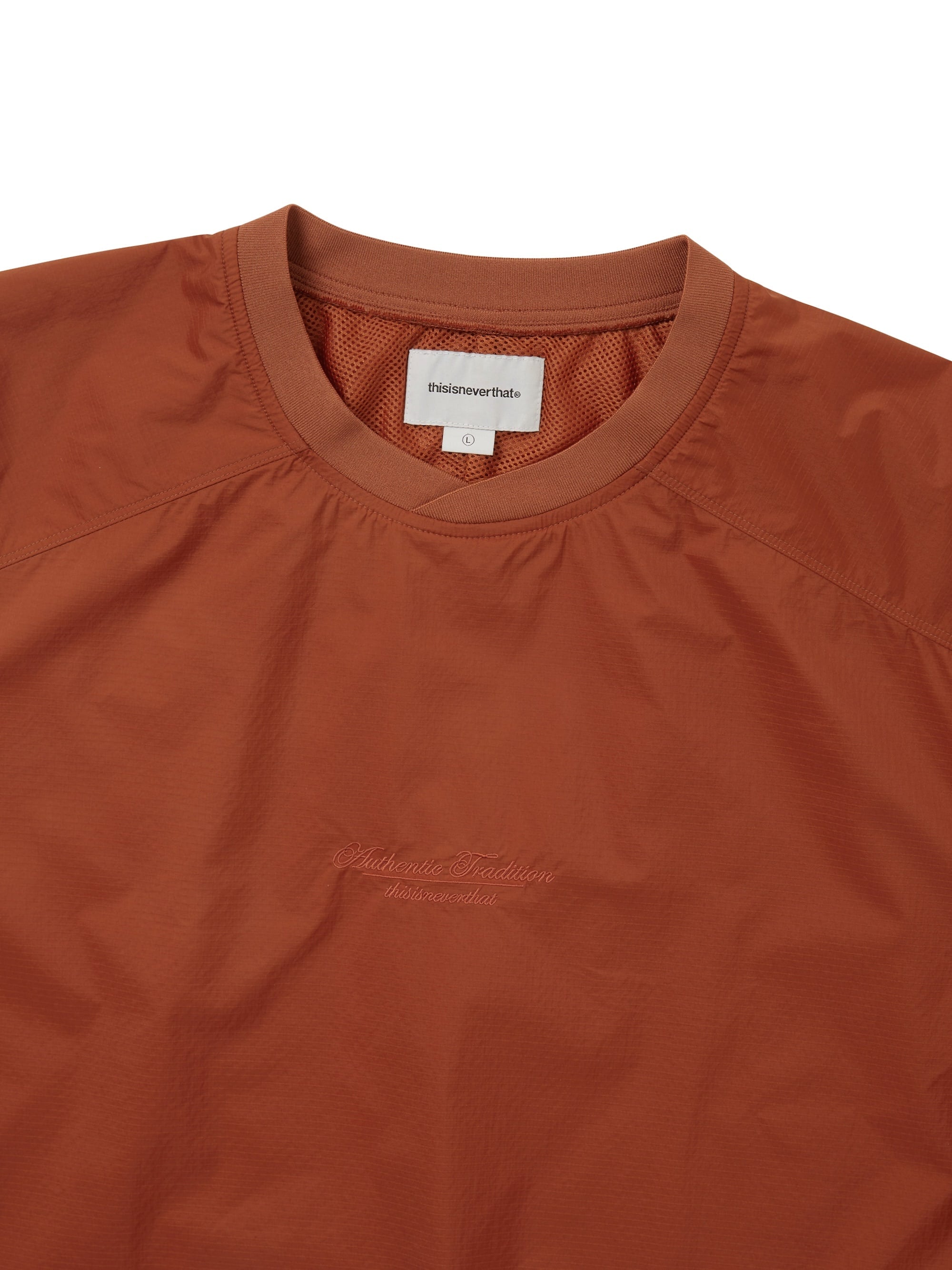 thisisneverthat - PERTEX® EQ Wind Pullover (Brick) product image 2 | TRAB K-Fashion Australia