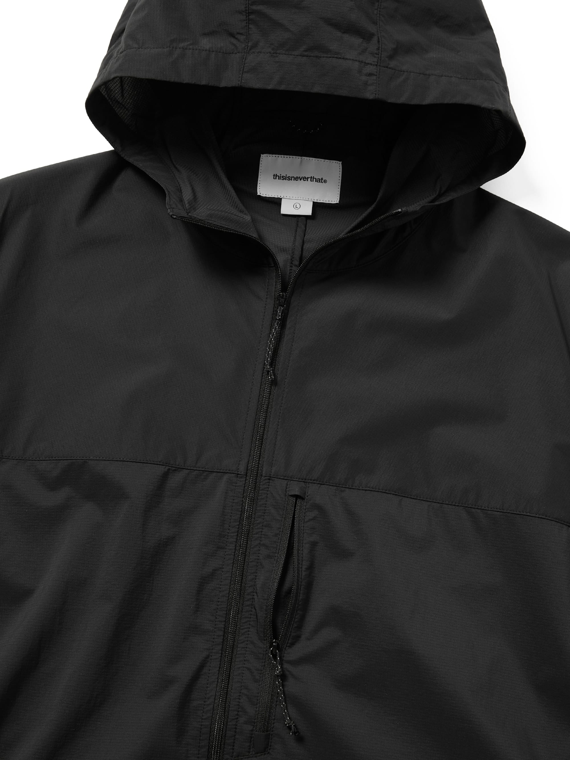 thisisneverthat - PERTEX® EQ Wind Jacket (Black) product image 2 | TRAB K-Fashion Australia