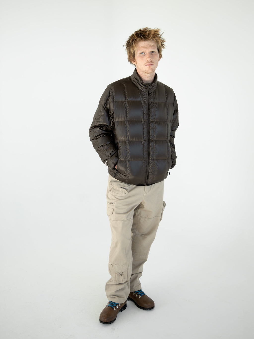 thisisneverthat - PERTEX® Light Down Jacket (Brown Black) product image 9 | TRAB K-Fashion Australia