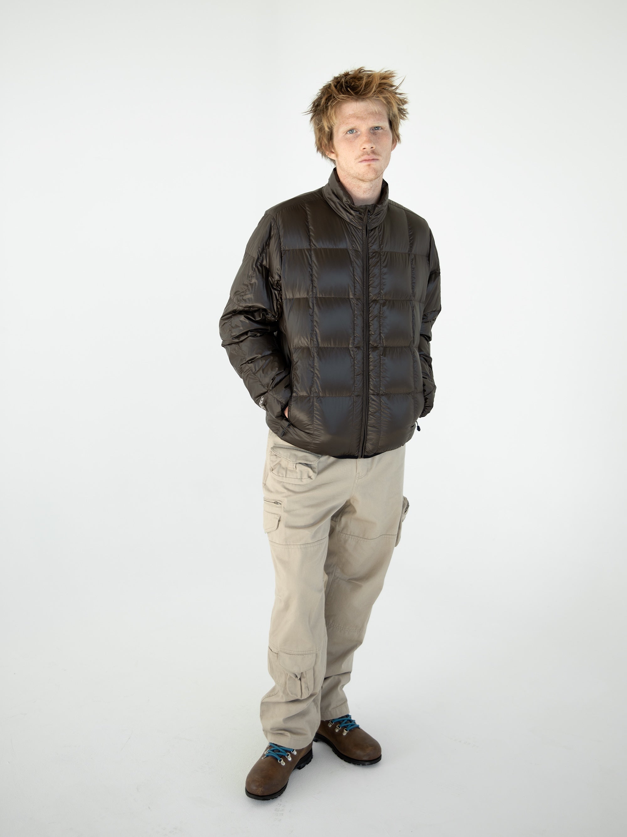 thisisneverthat - PERTEX® Light Down Jacket (Brown Black) product image 9 | TRAB K-Fashion Australia
