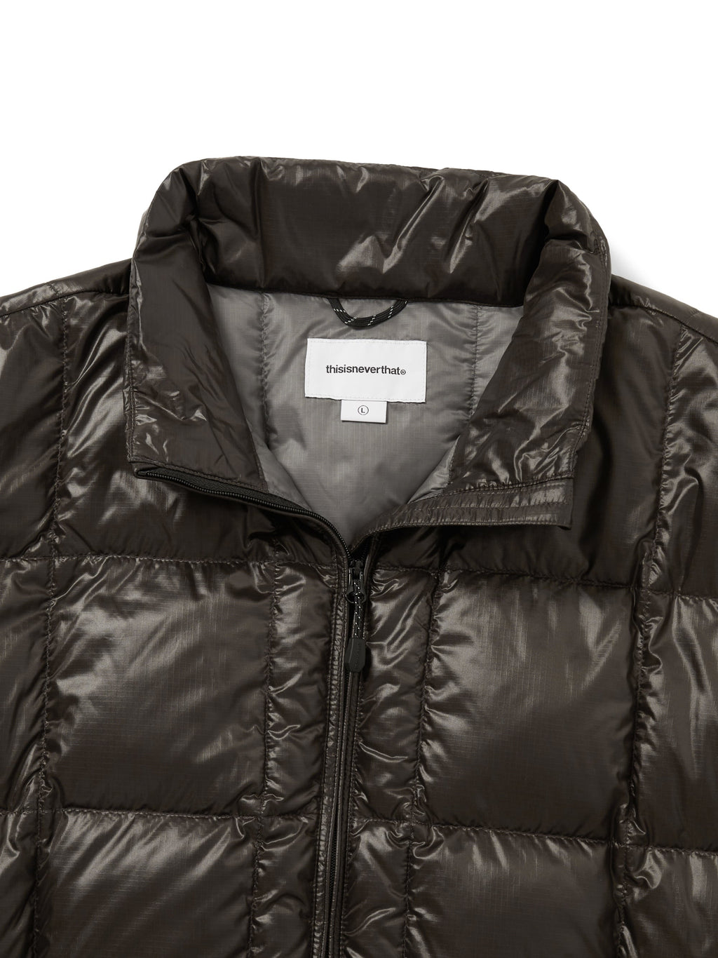 thisisneverthat - PERTEX® Light Down Jacket (Brown Black) product image 2 | TRAB K-Fashion Australia