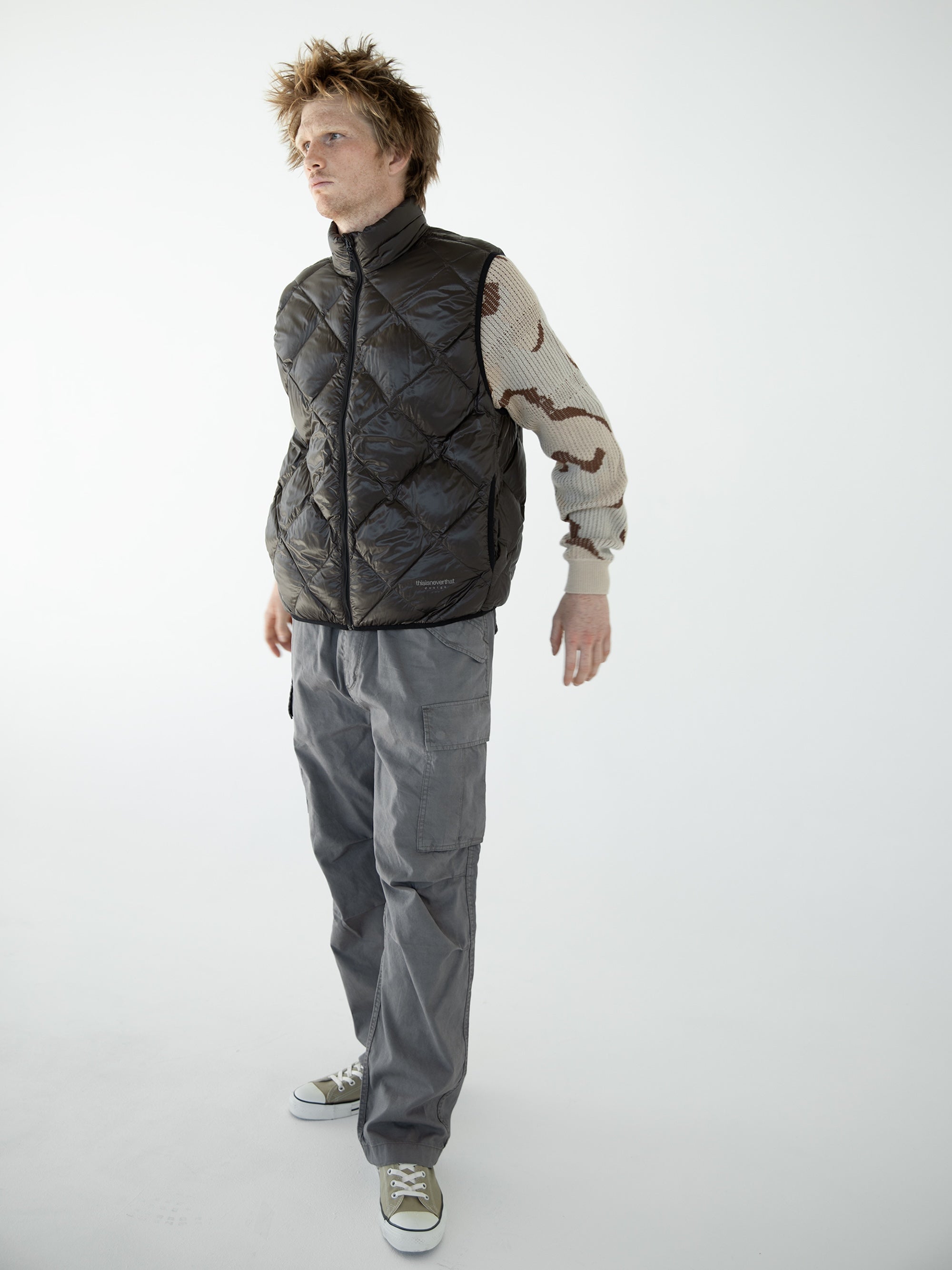 thisisneverthat - PERTEX® Light Down Vest (Black) product image 8 | TRAB K-Fashion Australia