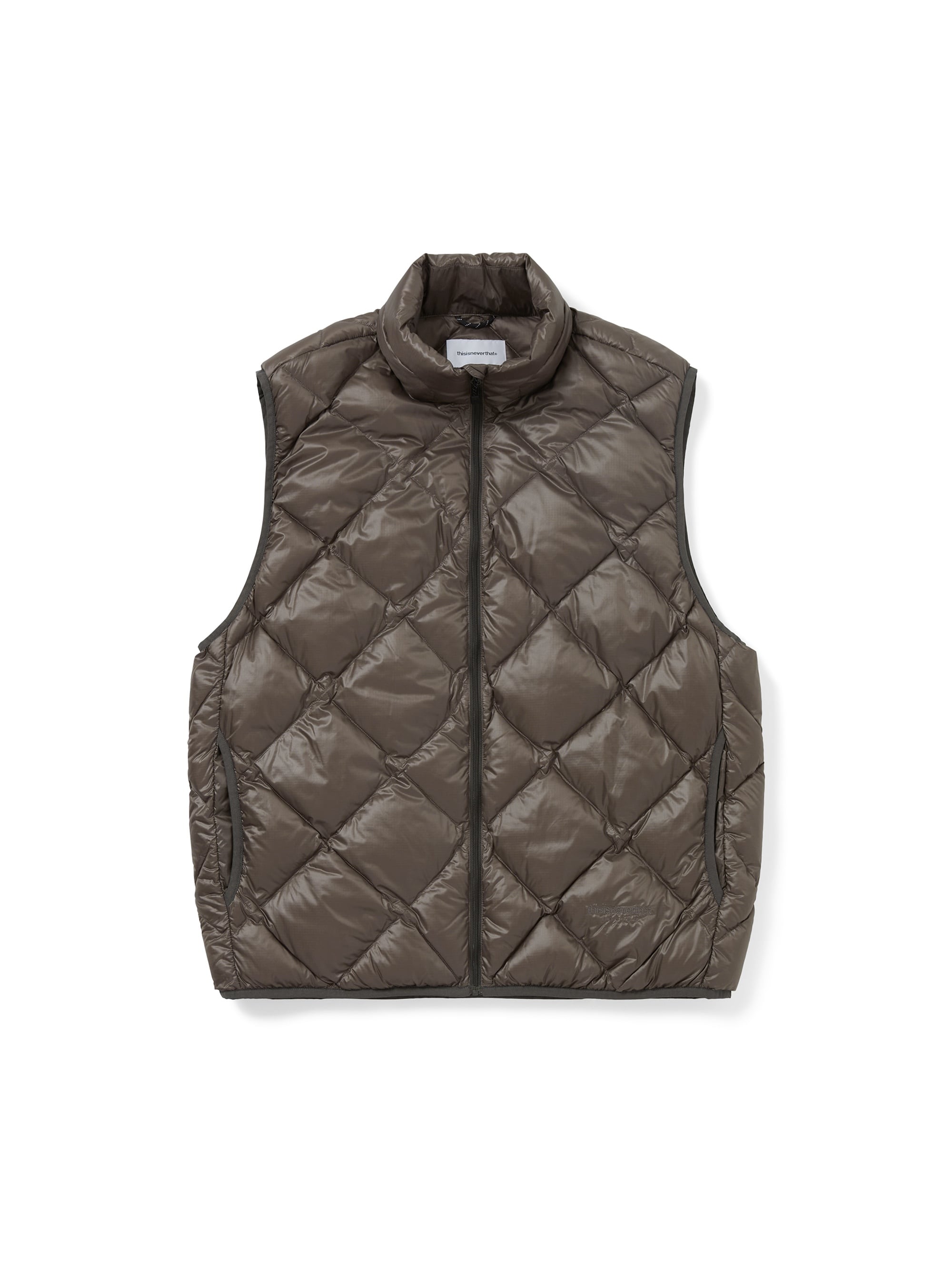 thisisneverthat - PERTEX® Light Down Vest (Brown) product image 1 | TRAB K-Fashion Australia