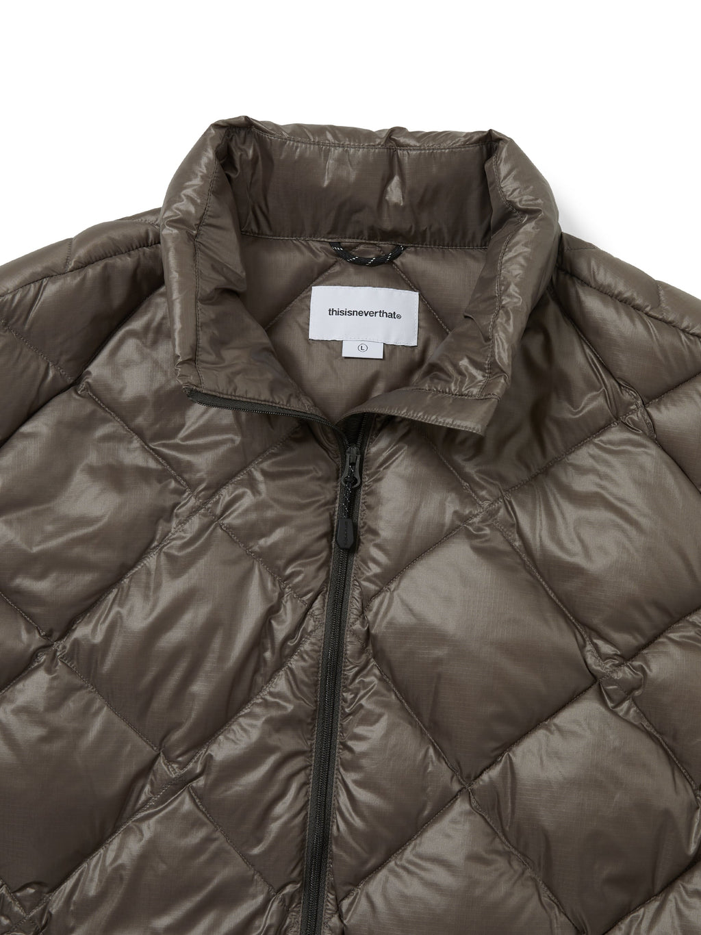 thisisneverthat - PERTEX® Light Down Vest (Brown) product image 2 | TRAB K-Fashion Australia