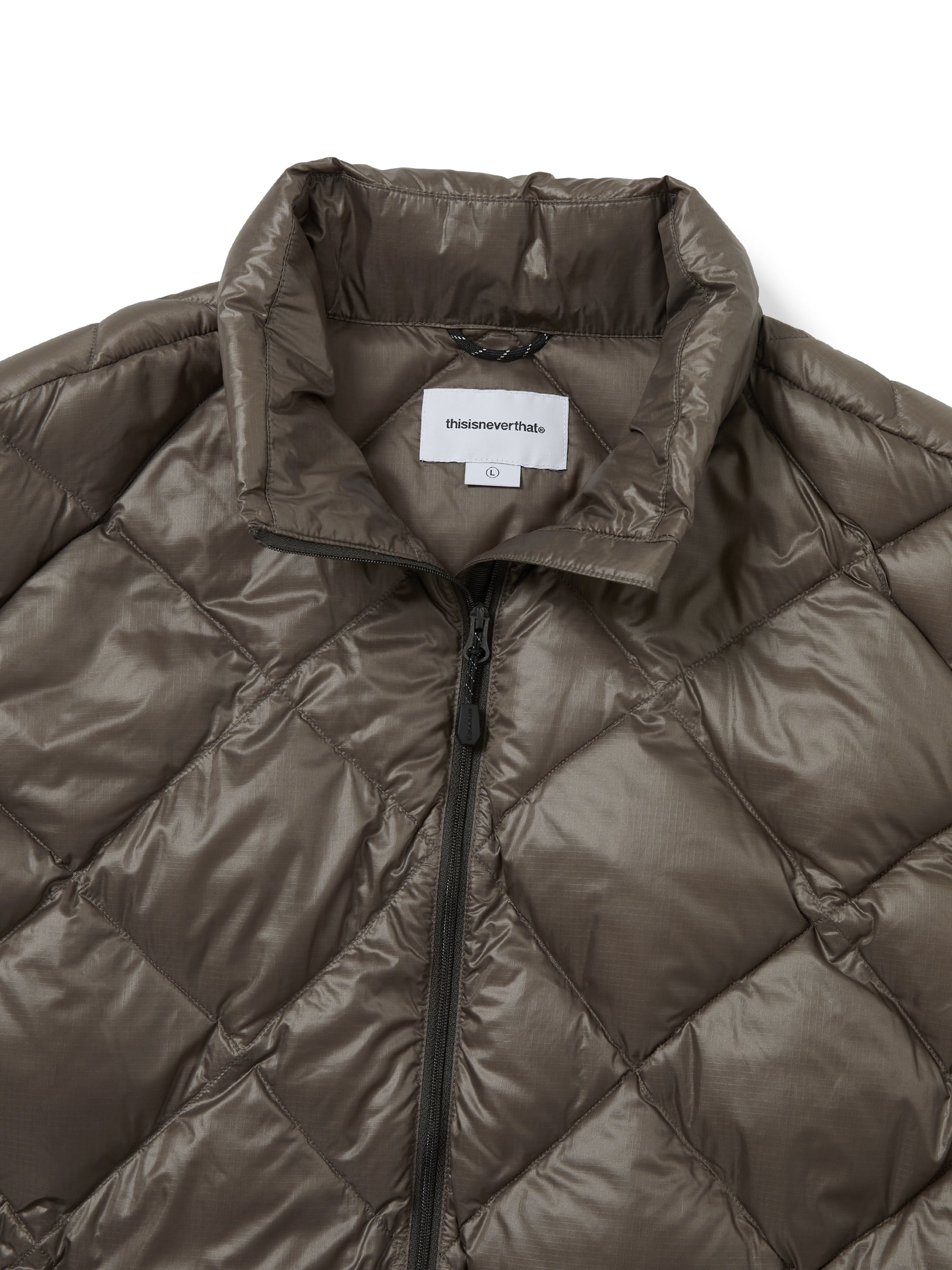 thisisneverthat - PERTEX® Light Down Vest (Brown) product image 2 | TRAB K-Fashion Australia