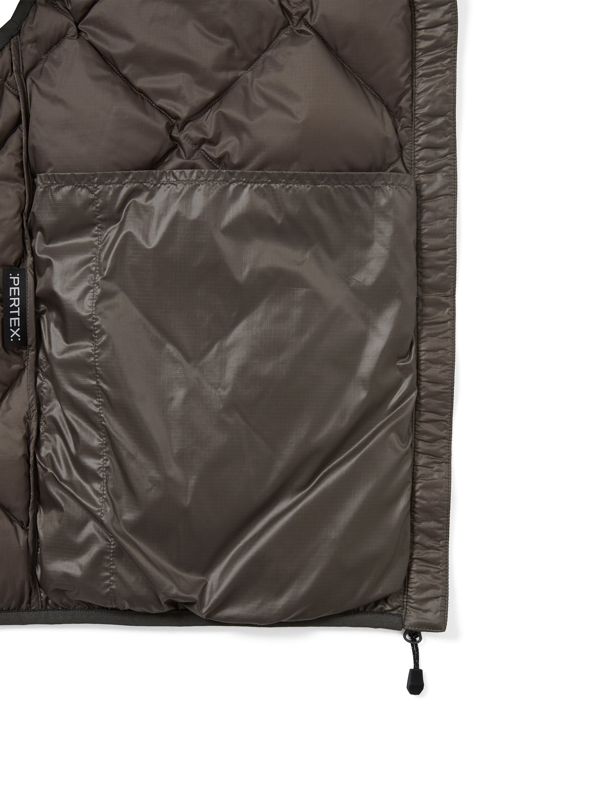 thisisneverthat - PERTEX® Light Down Vest (Brown) product image 4 | TRAB K-Fashion Australia