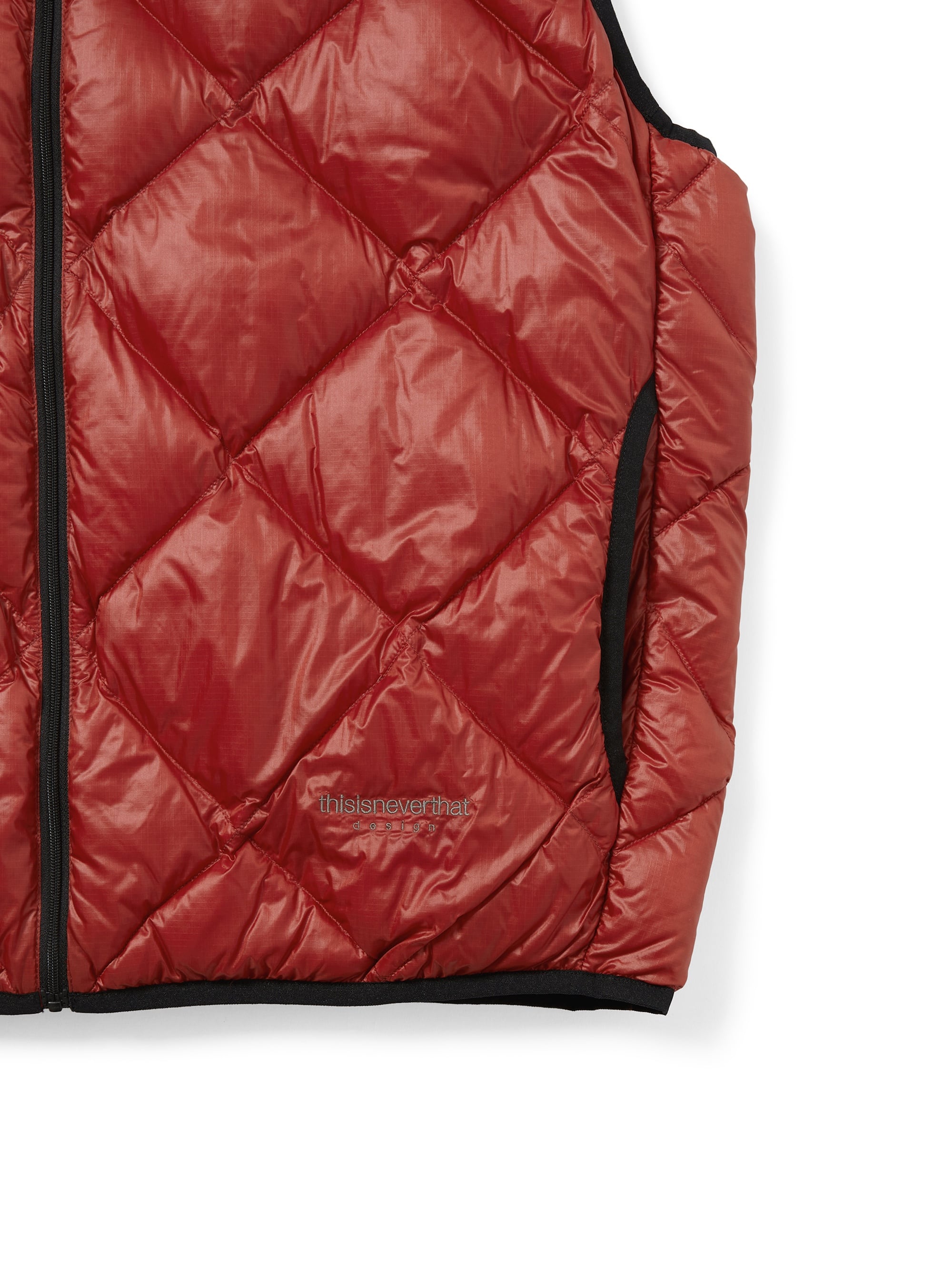 thisisneverthat - PERTEX® Light Down Vest (Red) product image 3 | TRAB K-Fashion Australia