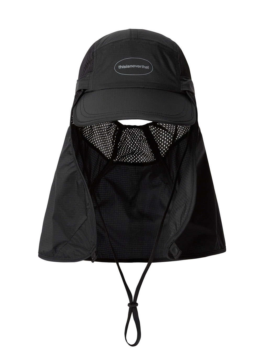 thisisneverthat - PERTEX® Long Bill Sun Sport Cap (Black) product image 2 | TRAB K-Fashion Australia