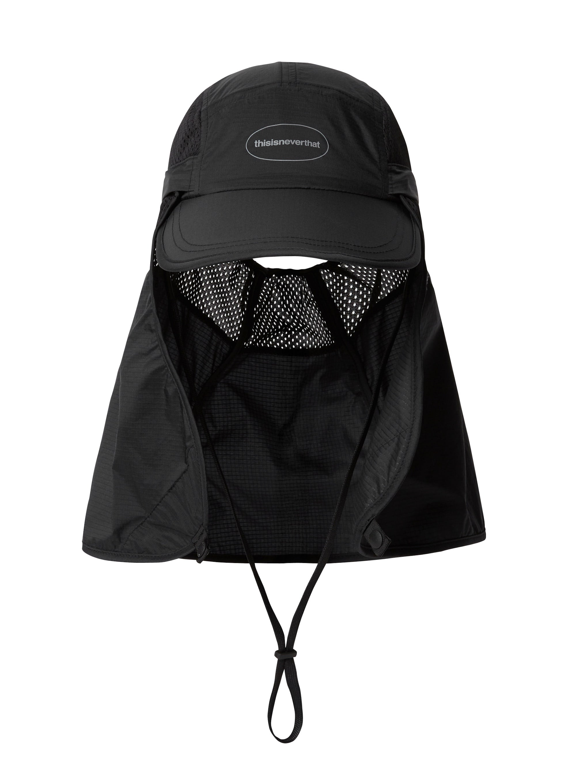 thisisneverthat - PERTEX® Long Bill Sun Sport Cap (Black) product image 2 | TRAB K-Fashion Australia