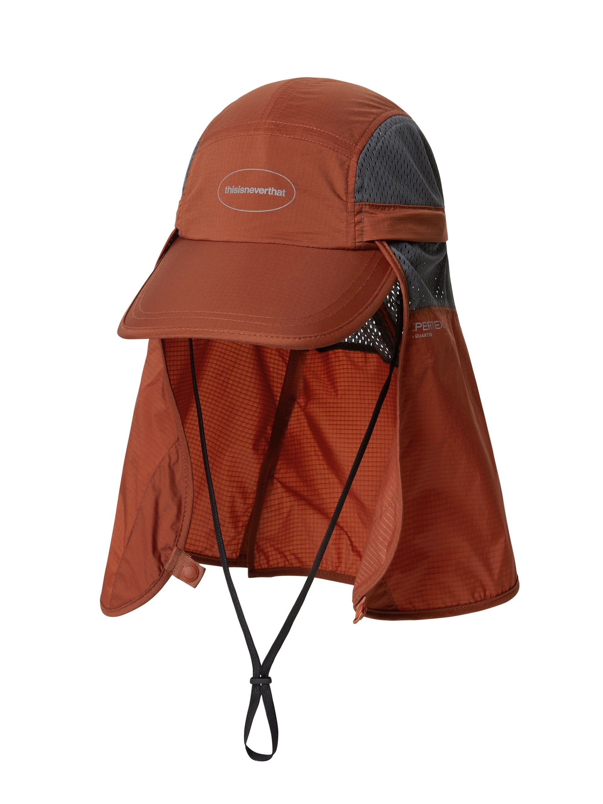 thisisneverthat - PERTEX® Long Bill Sun Sport Cap (Brick) product image 1 | TRAB K-Fashion Australia