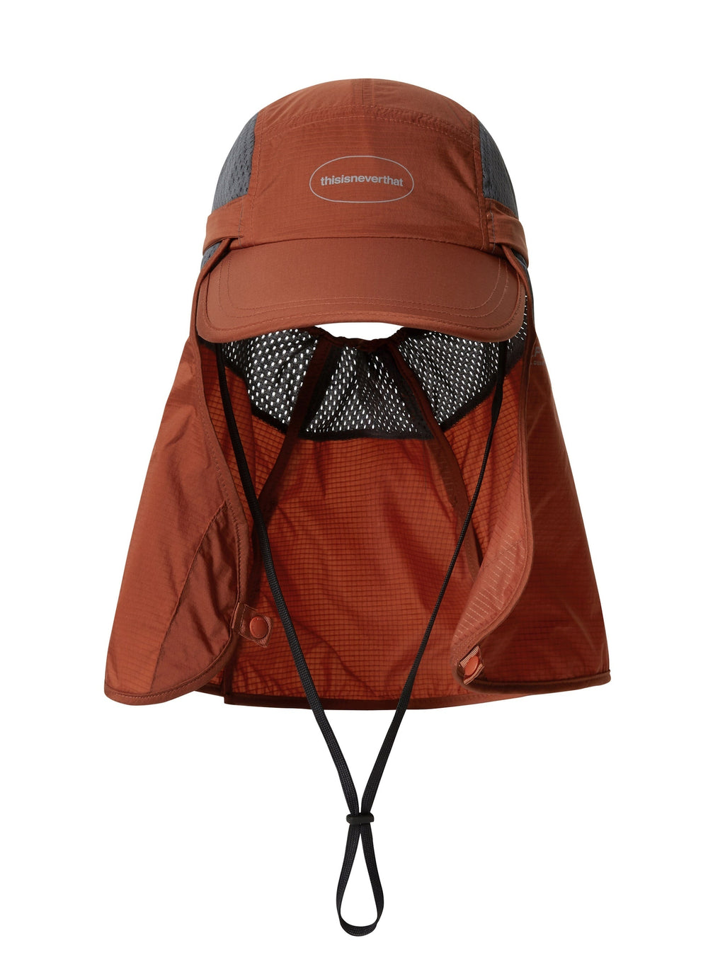 thisisneverthat - PERTEX® Long Bill Sun Sport Cap (Brick) product image 2 | TRAB K-Fashion Australia