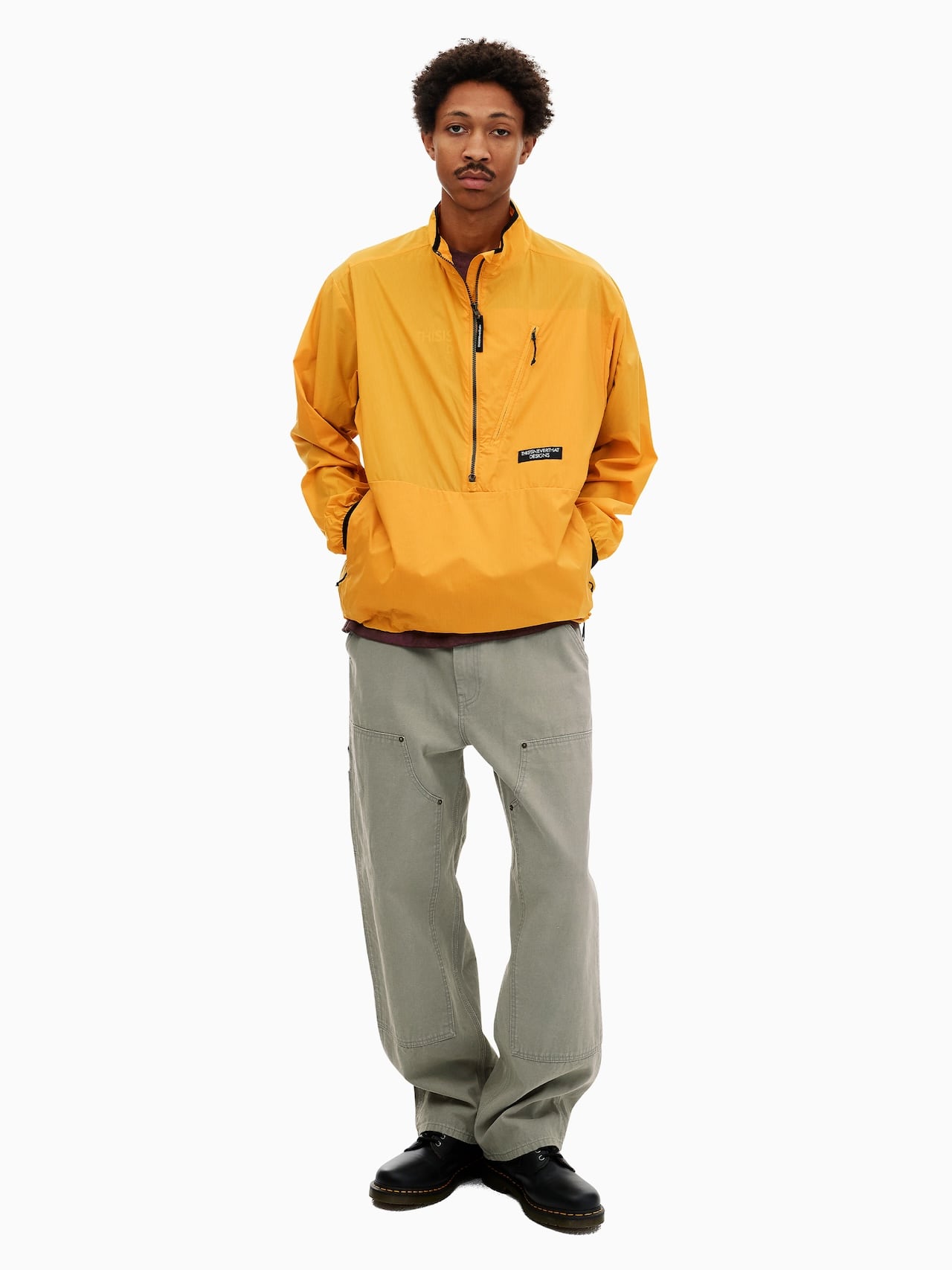 thisisneverthat - PERTEX® QA Half Zip Pullover (Yellow) product image 9 | TRAB K-Fashion Australia