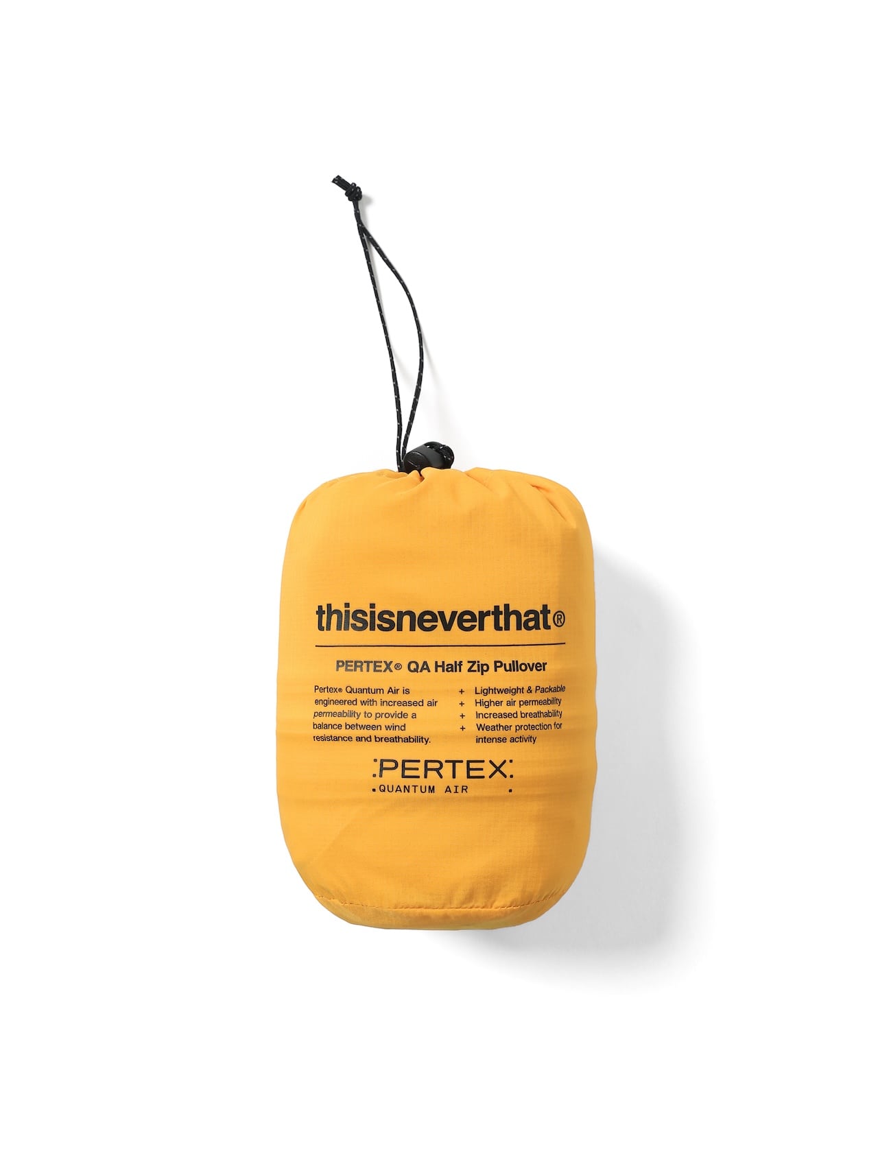 thisisneverthat - PERTEX® QA Half Zip Pullover (Yellow) product image 6 | TRAB K-Fashion Australia