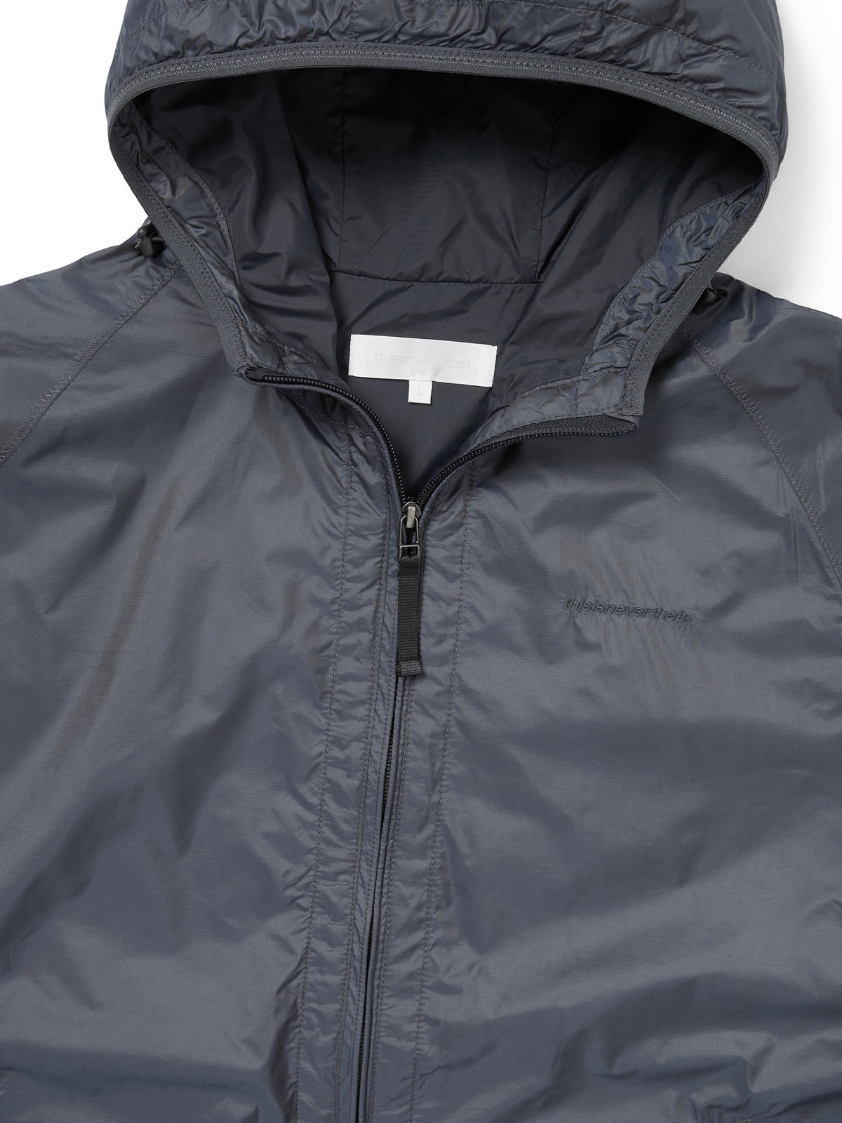 thisisneverthat - PERTEX® SP-Logo Windbreaker (Navy) product image 2 | TRAB K-Fashion Australia