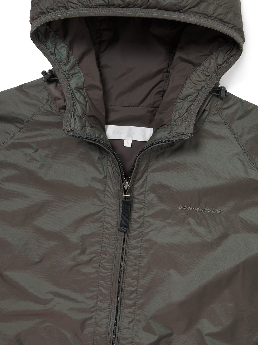 thisisneverthat - PERTEX® SP-Logo Windbreaker (Olive) product image 2 | TRAB K-Fashion Australia
