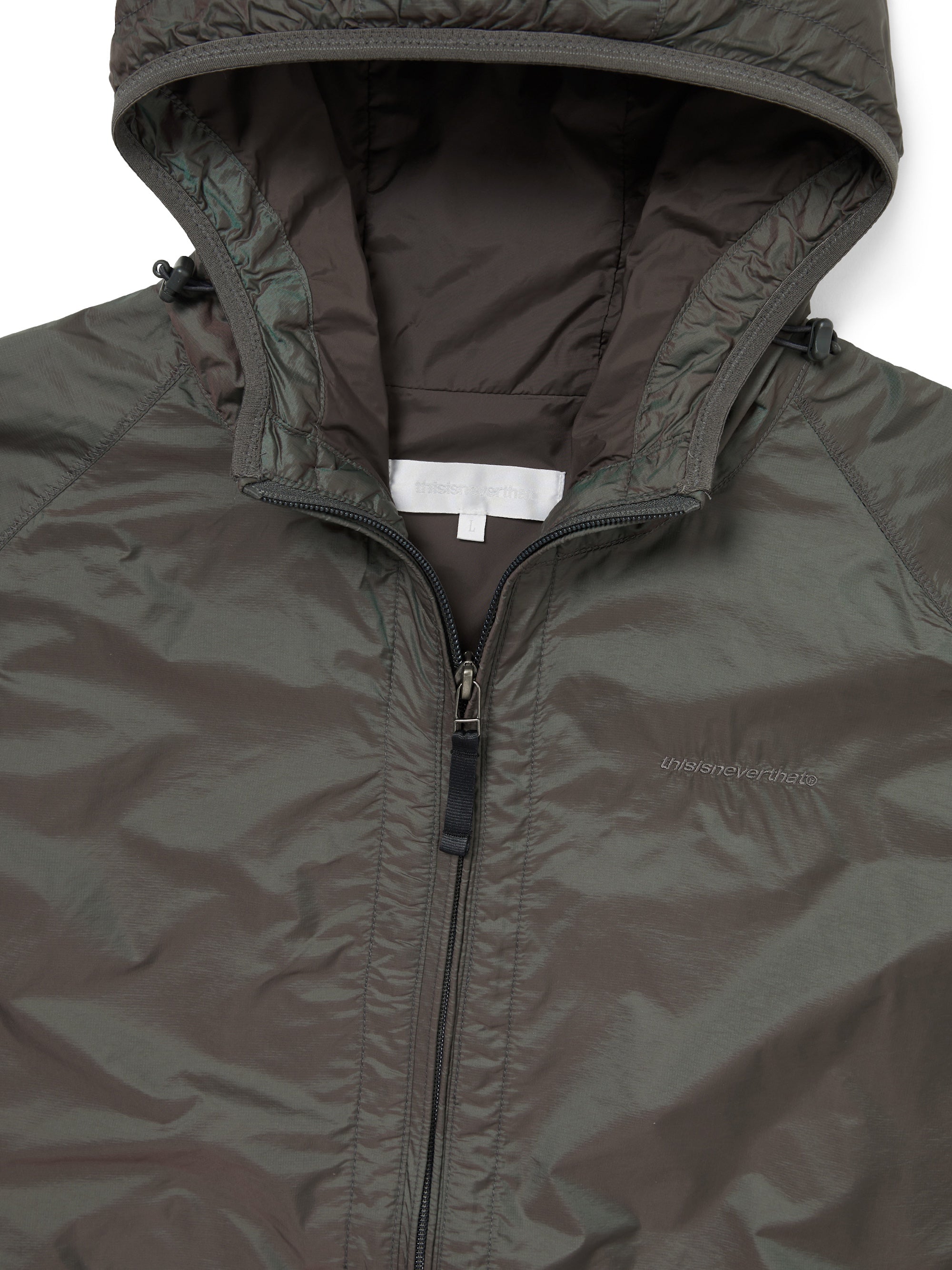 thisisneverthat - PERTEX® SP-Logo Windbreaker (Olive) product image 2 | TRAB K-Fashion Australia
