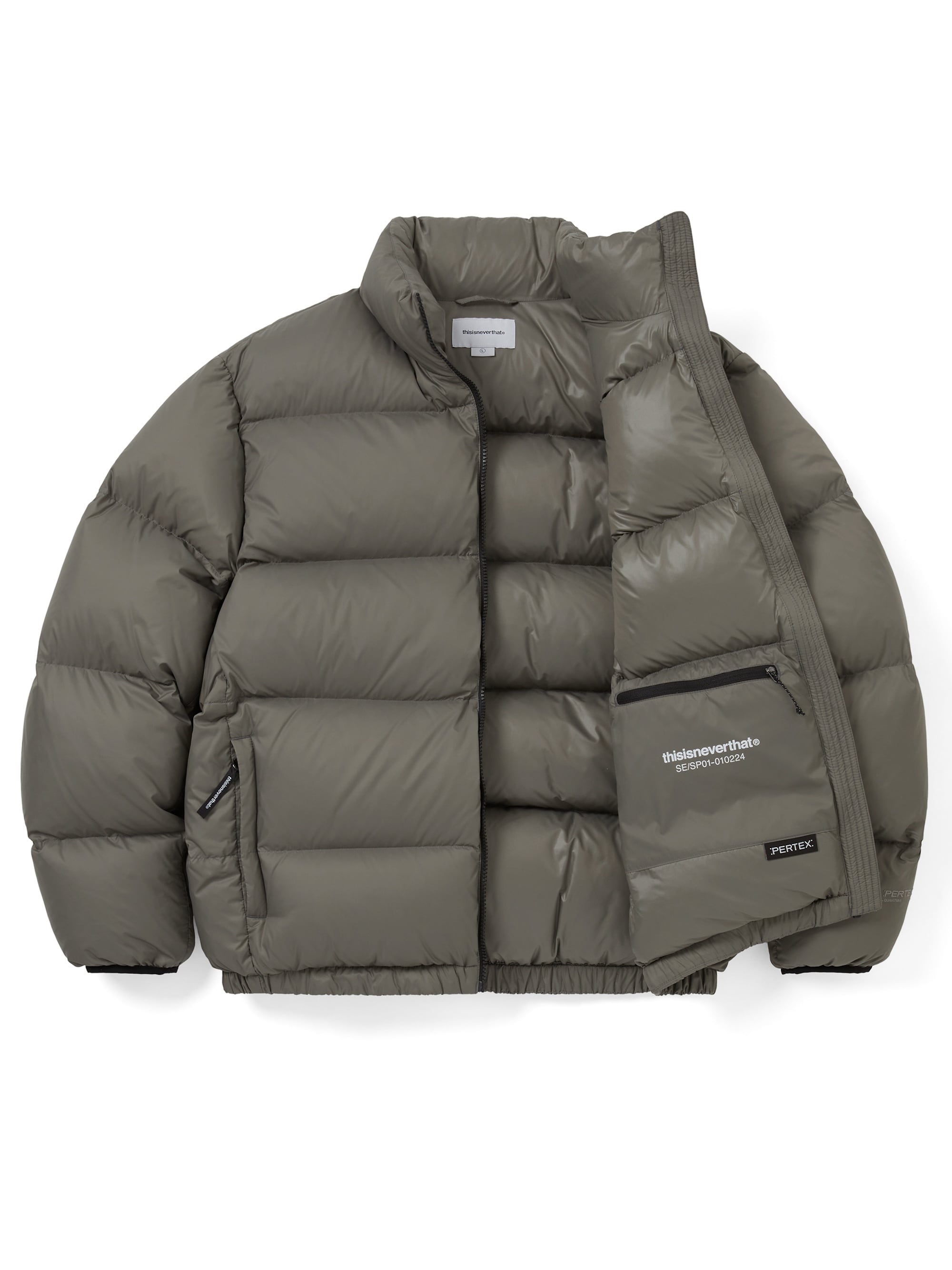 thisisneverthat - PERTEX® T Down Jacket Dark (sage) product image 2 | TRAB K-Fashion Australia