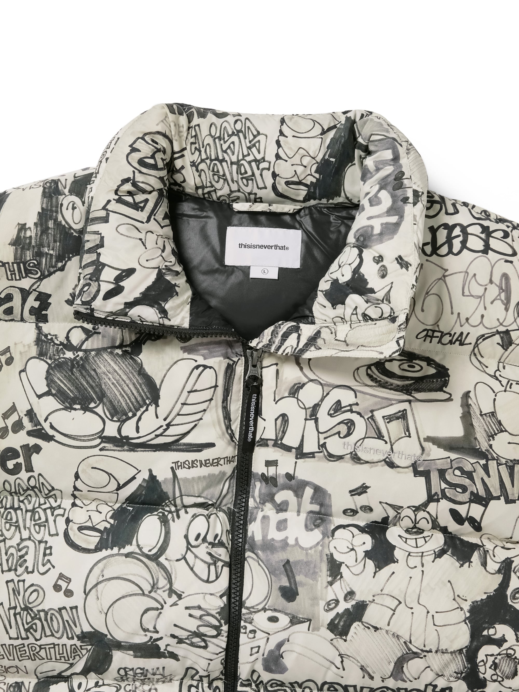 thisisneverthat - PERTEX® T Down Jacket (Graffiti) product image 3 | TRAB K-Fashion Australia