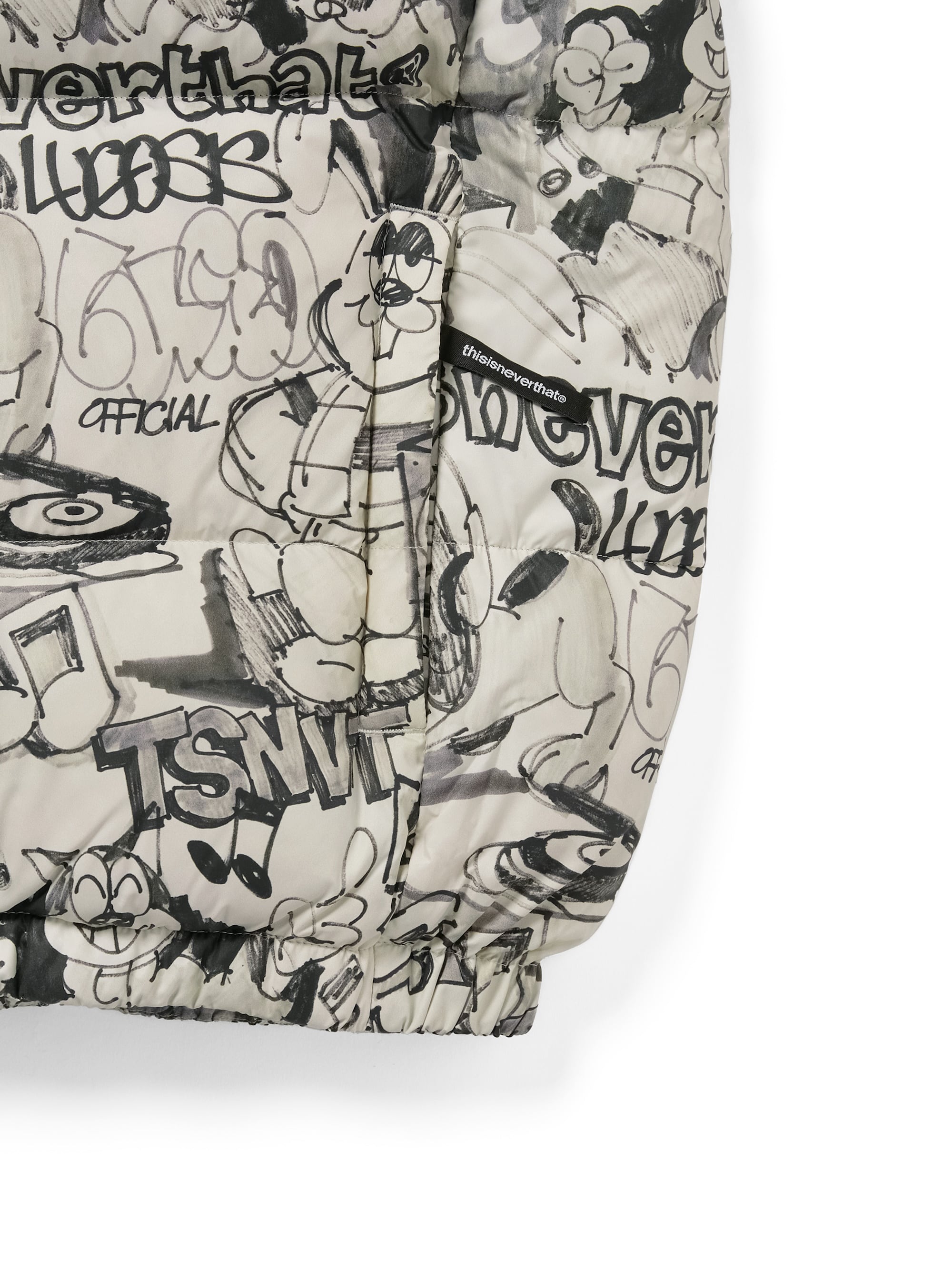 thisisneverthat - PERTEX® T Down Jacket (Graffiti) product image 4 | TRAB K-Fashion Australia