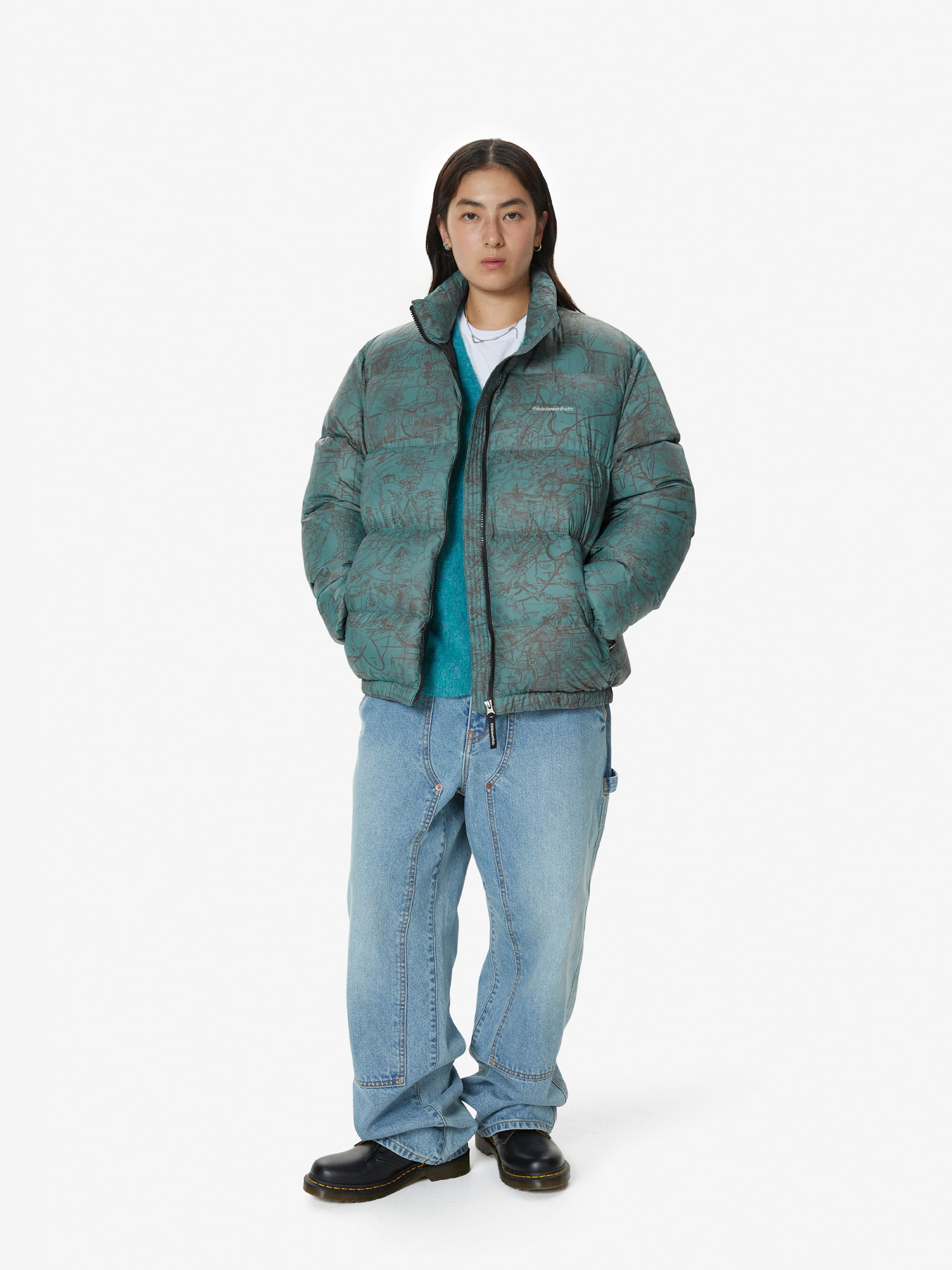 thisisneverthat - PERTEX® T Down Jacket (Teal) product image 9 | TRAB K-Fashion Australia