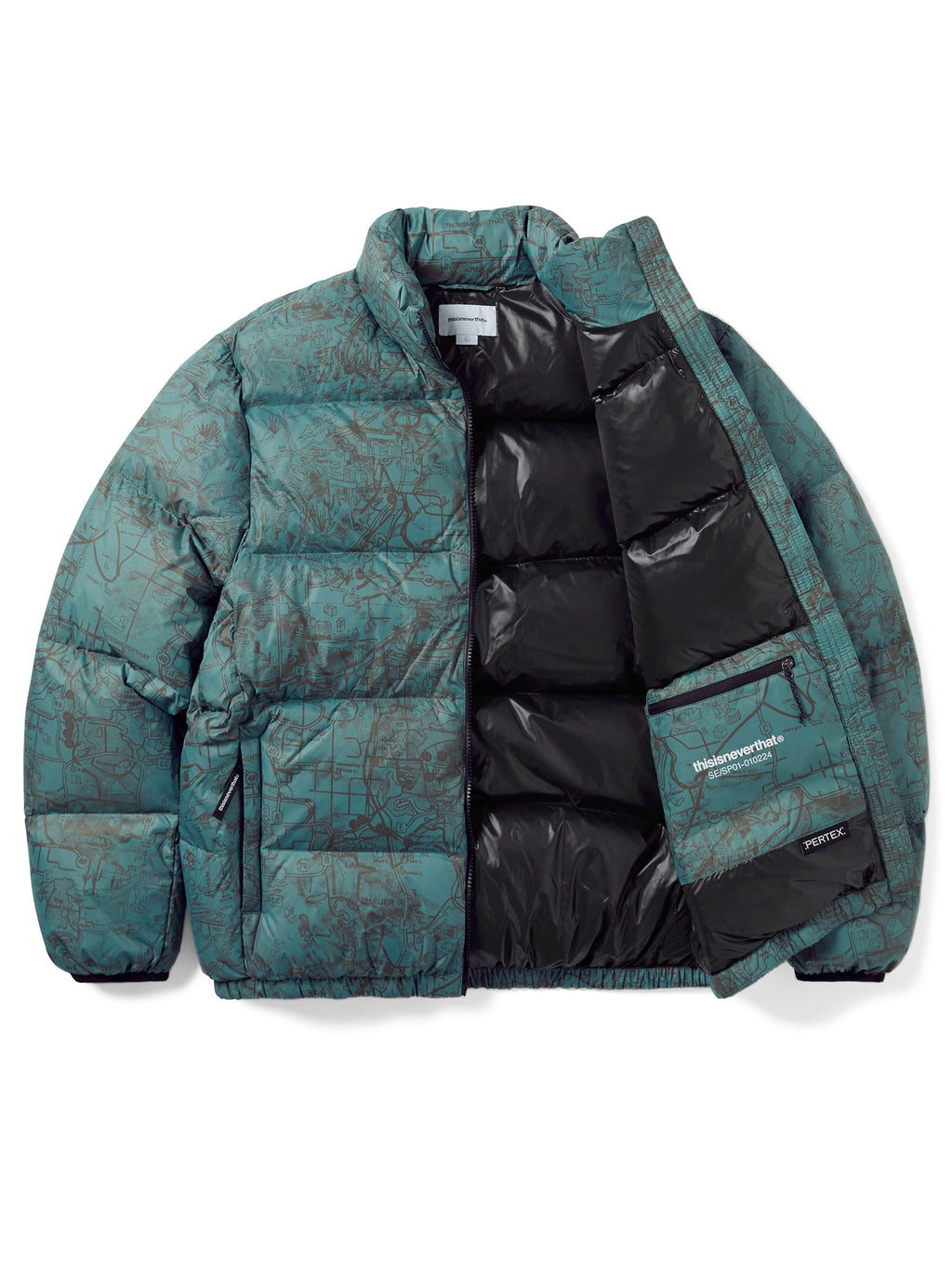 thisisneverthat - PERTEX® T Down Jacket (Teal) product image 2 | TRAB K-Fashion Australia