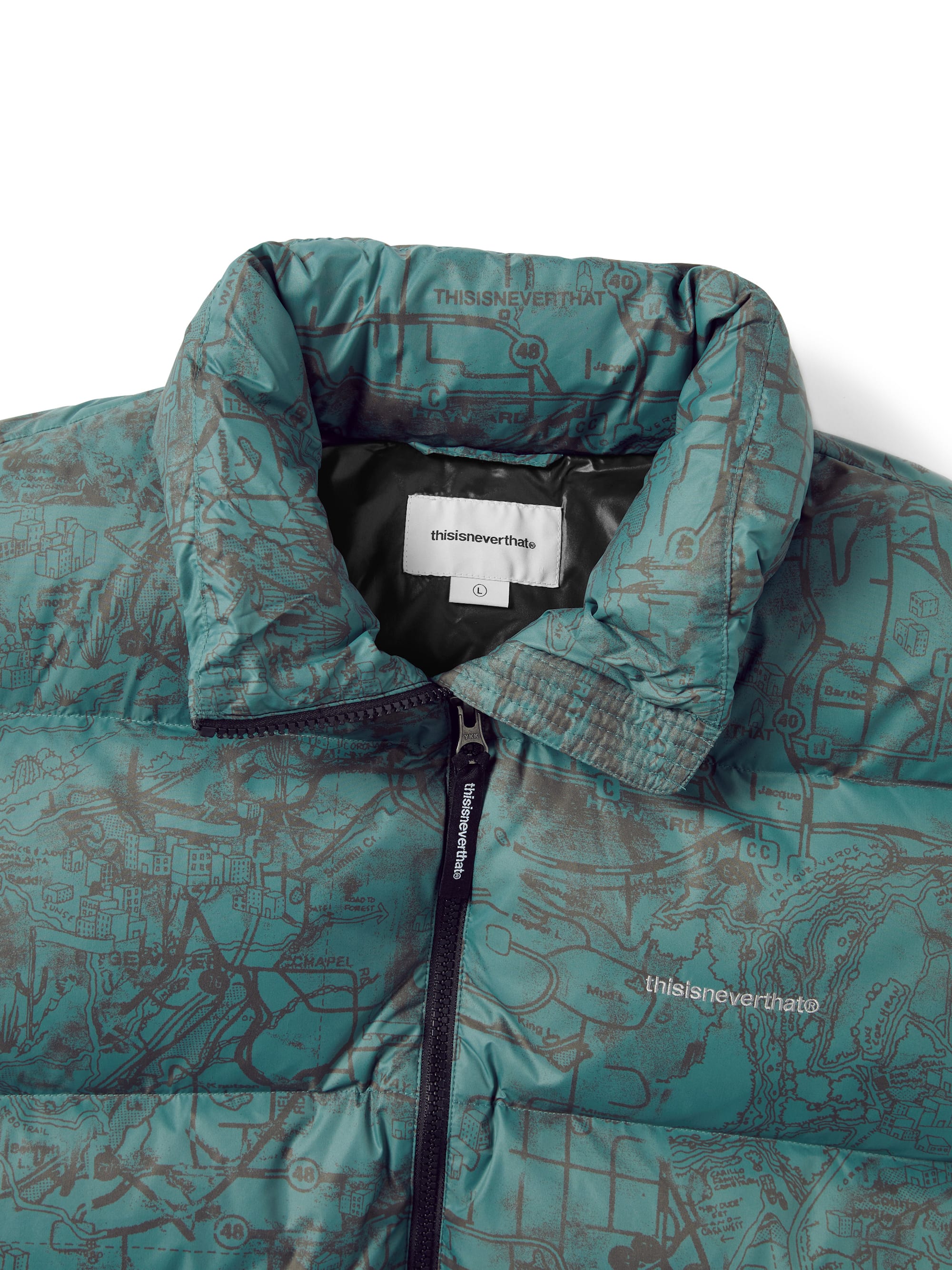 thisisneverthat - PERTEX® T Down Jacket (Teal) product image 3 | TRAB K-Fashion Australia