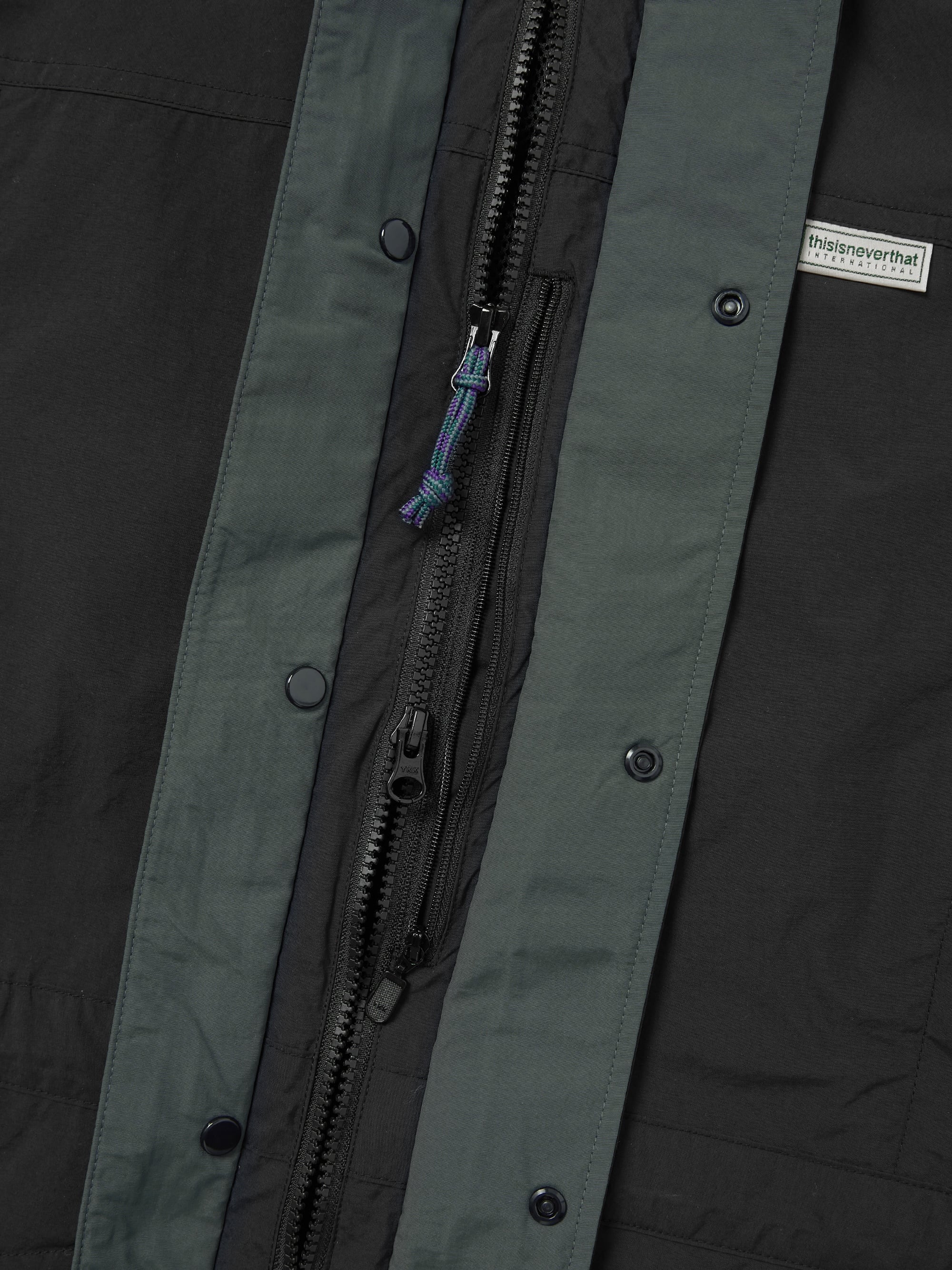 thisisneverthat - PERTEX® UL Wind Parka (Black) product image 5 | TRAB K-Fashion Australia