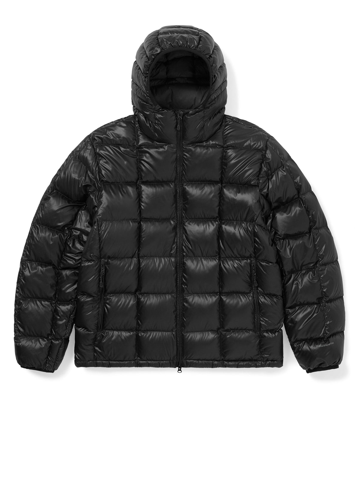thisisneverthat - PERTEX® Vik Hooded LT Down Jacket (Black) product image 1 | TRAB K-Fashion Australia