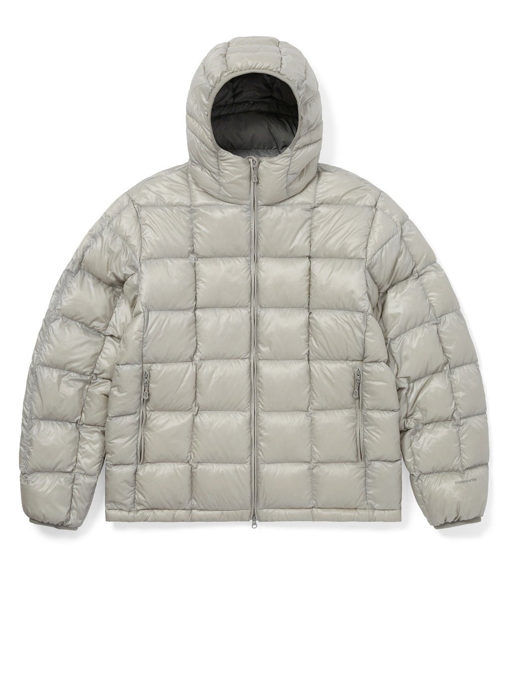 thisisneverthat - PERTEX® Vik Hooded LT Down Jacket (Grey) product image 1 | TRAB K-Fashion Australia