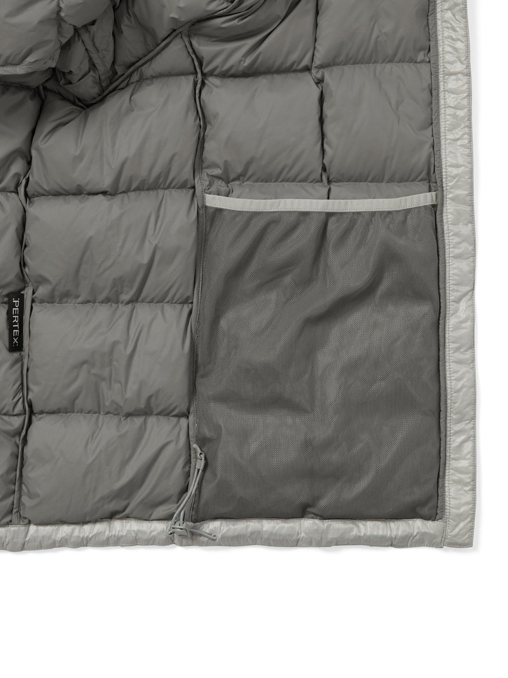 thisisneverthat - PERTEX® Vik Hooded LT Down Jacket (Grey) product image 5 | TRAB K-Fashion Australia