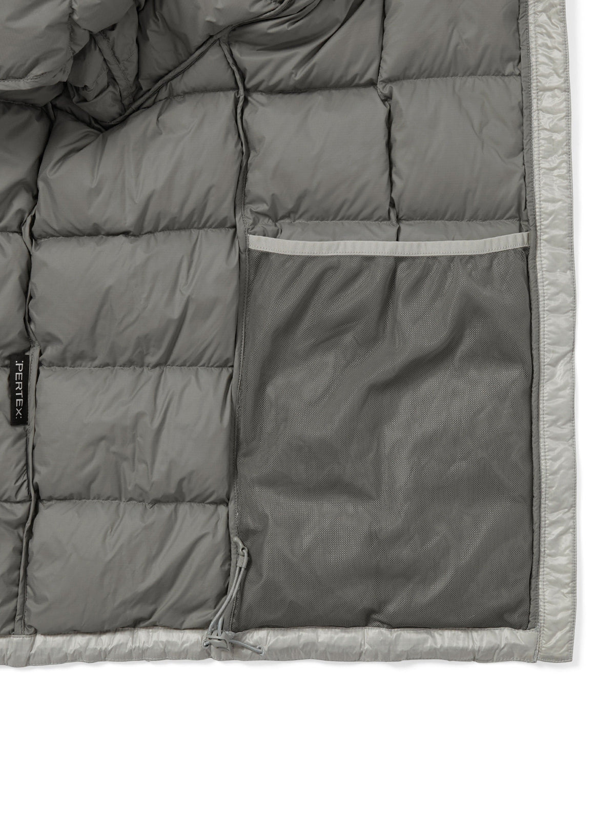 thisisneverthat - PERTEX® Vik Hooded LT Down Jacket (Grey) product image 5 | TRAB K-Fashion Australia