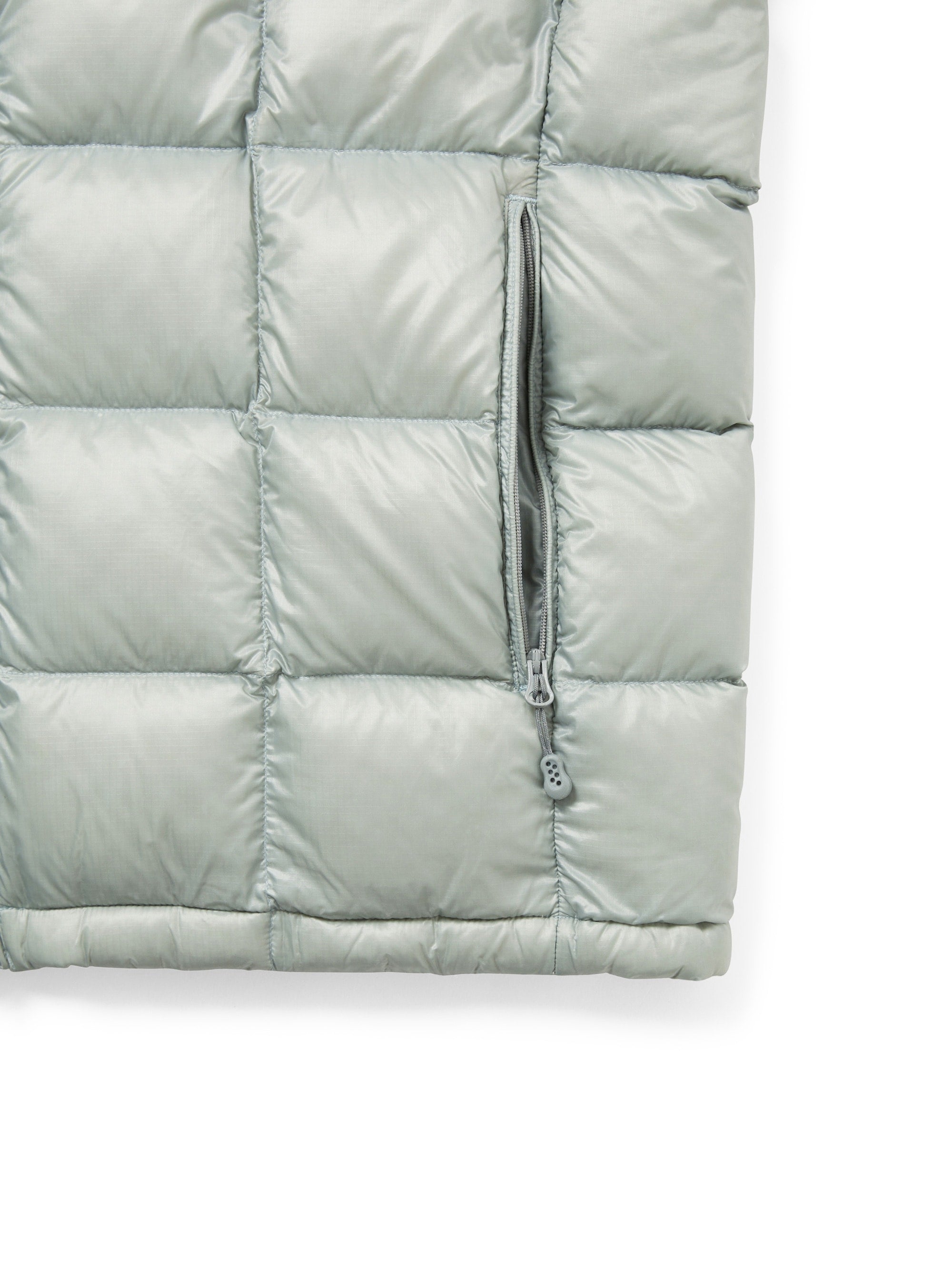 thisisneverthat - PERTEX® Vik Hooded LT Down Jacket (Mint Grey) product image 4 | TRAB K-Fashion Australia