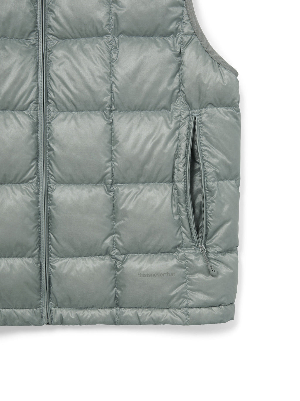 thisisneverthat - PERTEX® Vik LT Down Vest (Grey) product image 3 | TRAB K-Fashion Australia