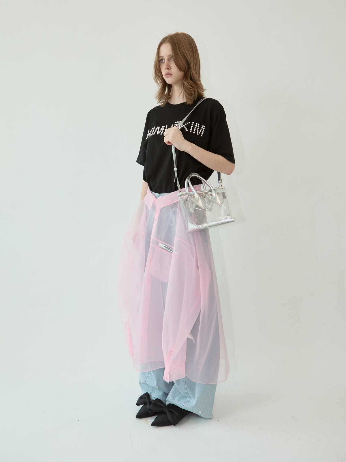 Kimhe Kim - L'amour Transparent Bucket Bag (Transparent) product image 1 | TRAB K-Fashion Australia