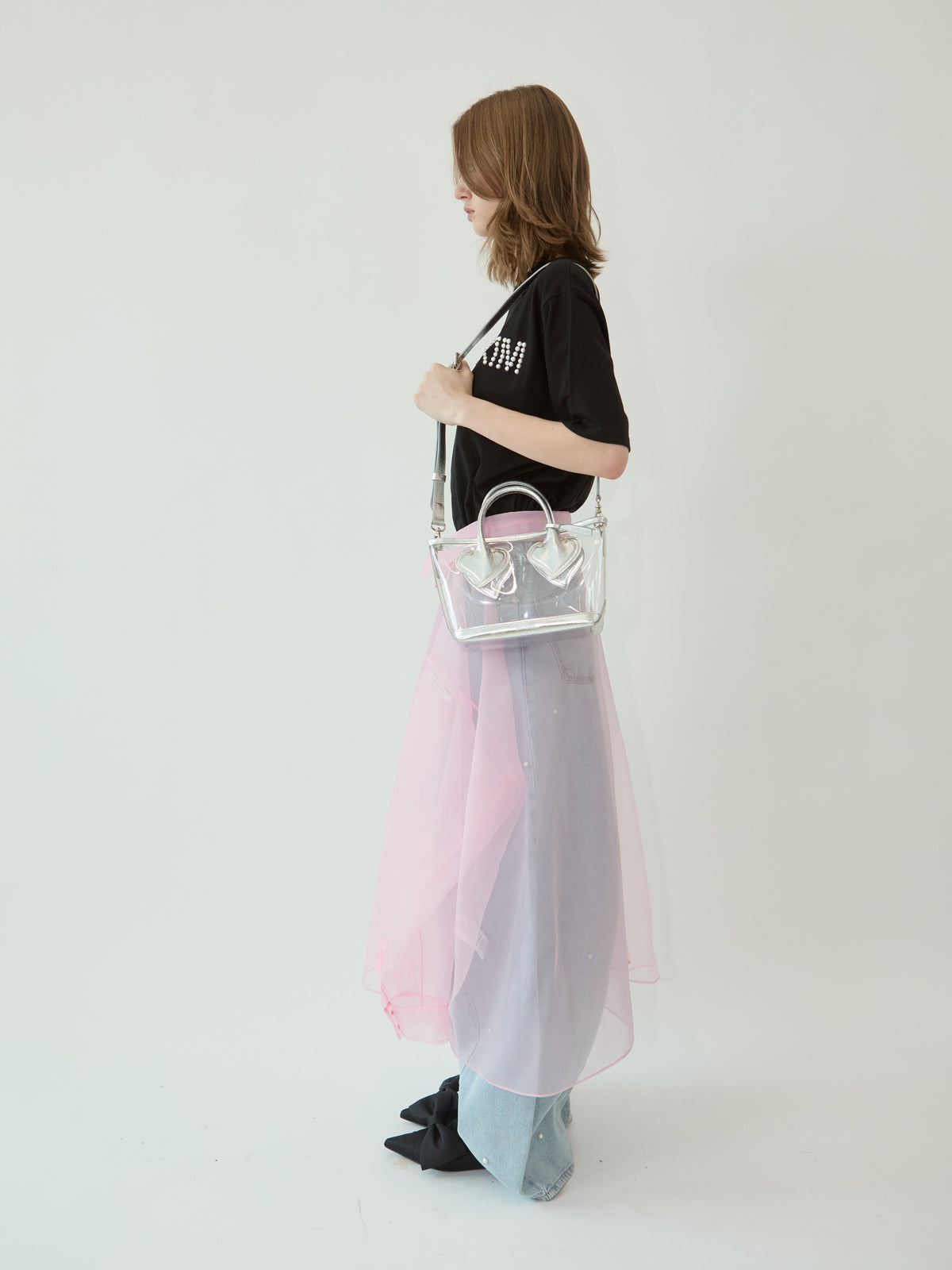 Kimhe Kim - L'amour Transparent Bucket Bag (Transparent) product image 2 | TRAB K-Fashion Australia
