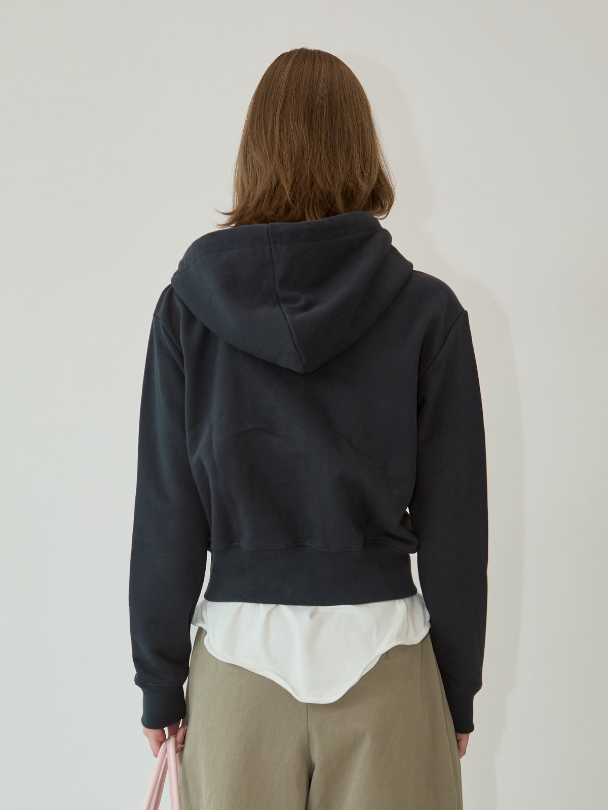 Kimhe Kim - Ash Button Zip-Up Hoodie (Navy) product image 5 | TRAB K-Fashion Australia